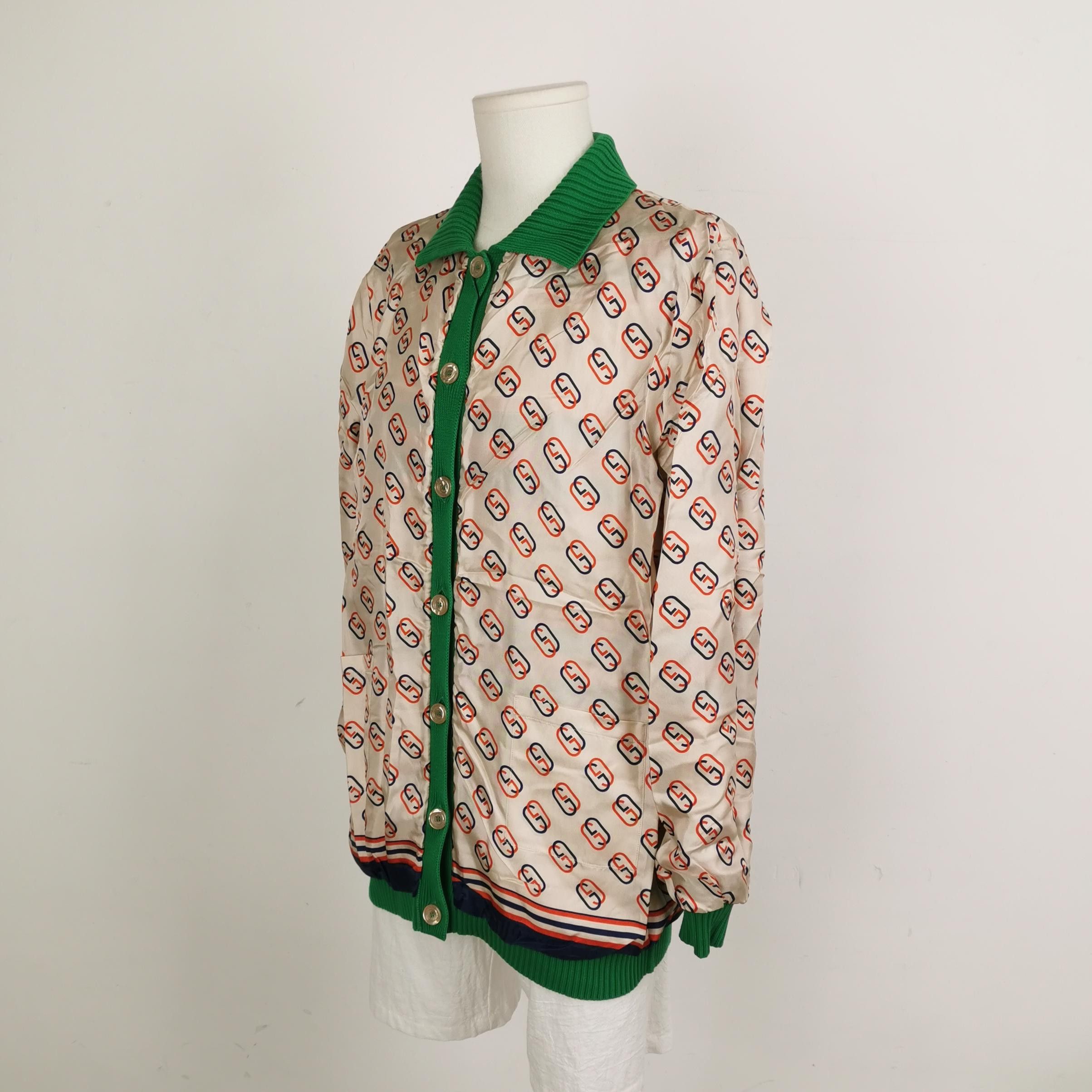 Gucci Gucci Striped Cotton Knit Jacket Size S Size US S / EU 44-46 / 1 - 5 Thumbnail