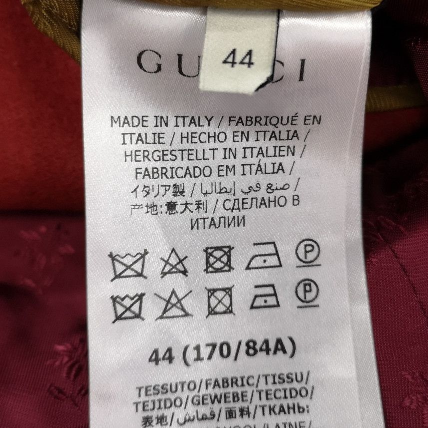 Gucci Gucci Red Wool Cashmere Double Breasted Coat US S Size US S / EU 44-46 / 1 - 11 Thumbnail