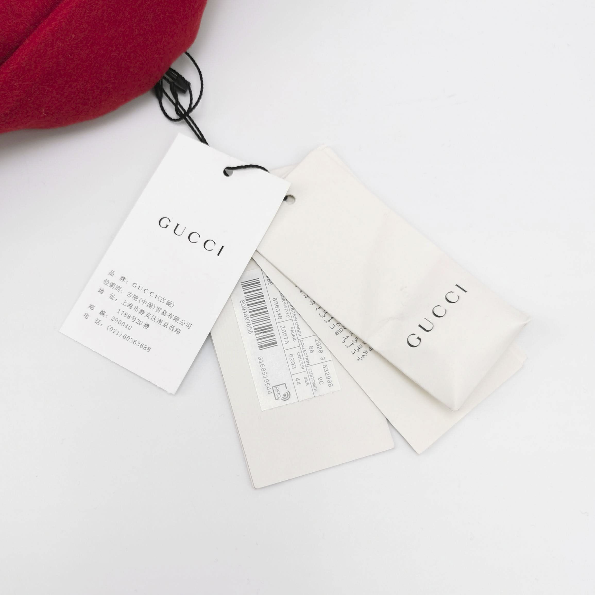 Gucci Gucci Red Wool Cashmere Double Breasted Coat US S Size US S / EU 44-46 / 1 - 8 Thumbnail