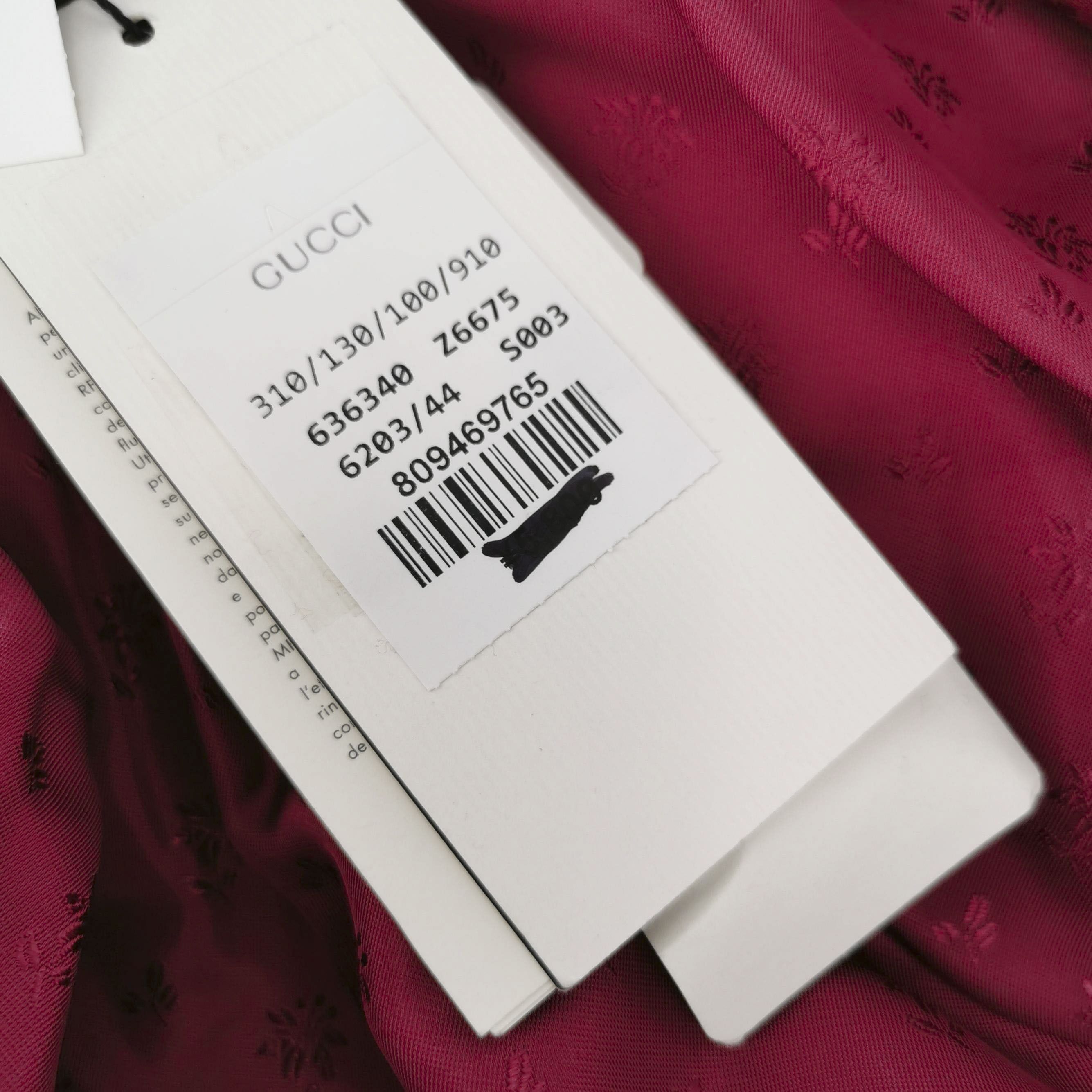 Gucci Gucci Red Wool Cashmere Double Breasted Coat US S Size US S / EU 44-46 / 1 - 7 Thumbnail
