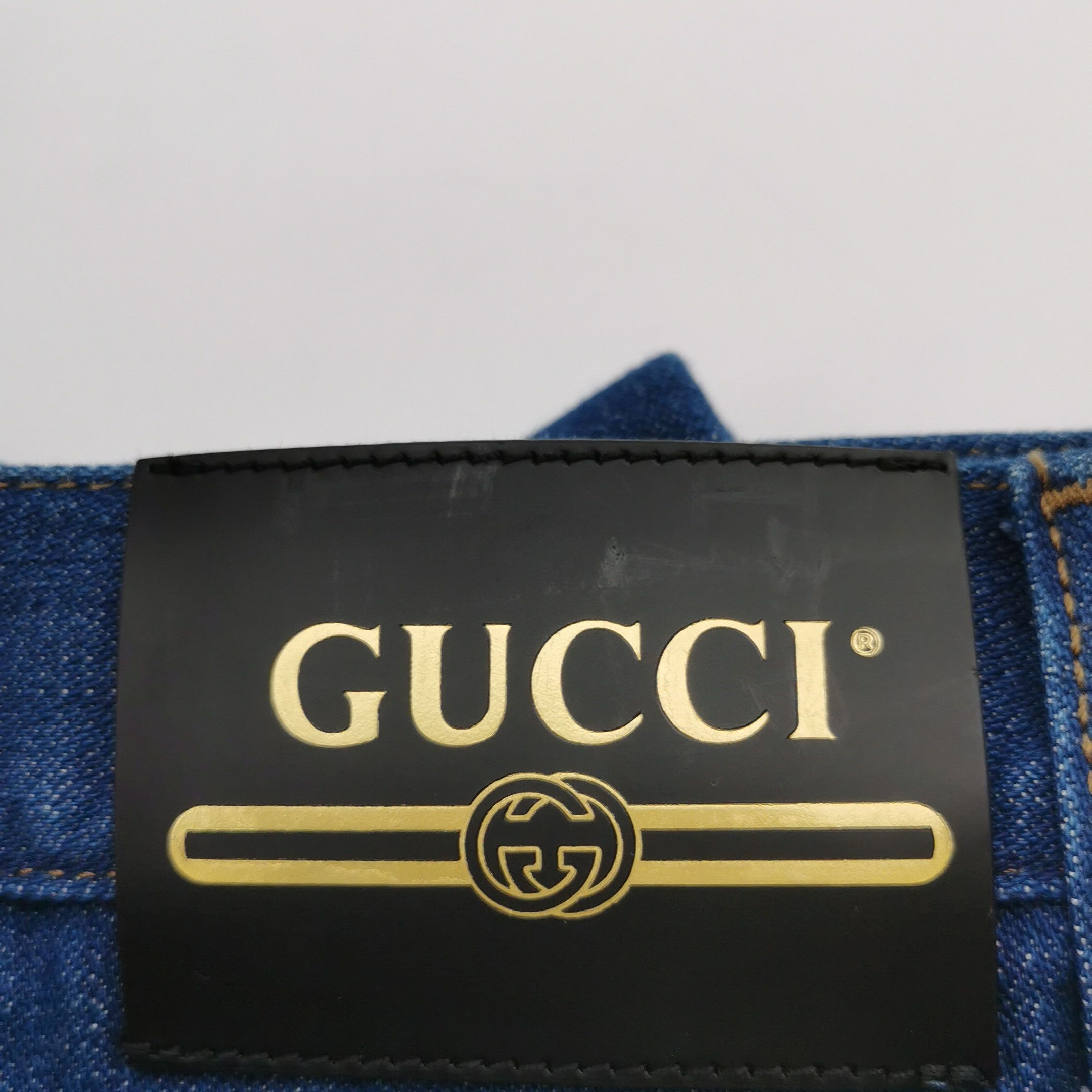 Gucci Gucci Denim Logo Patch Shorts 54 Size US 38 / EU 54 - 9 Thumbnail