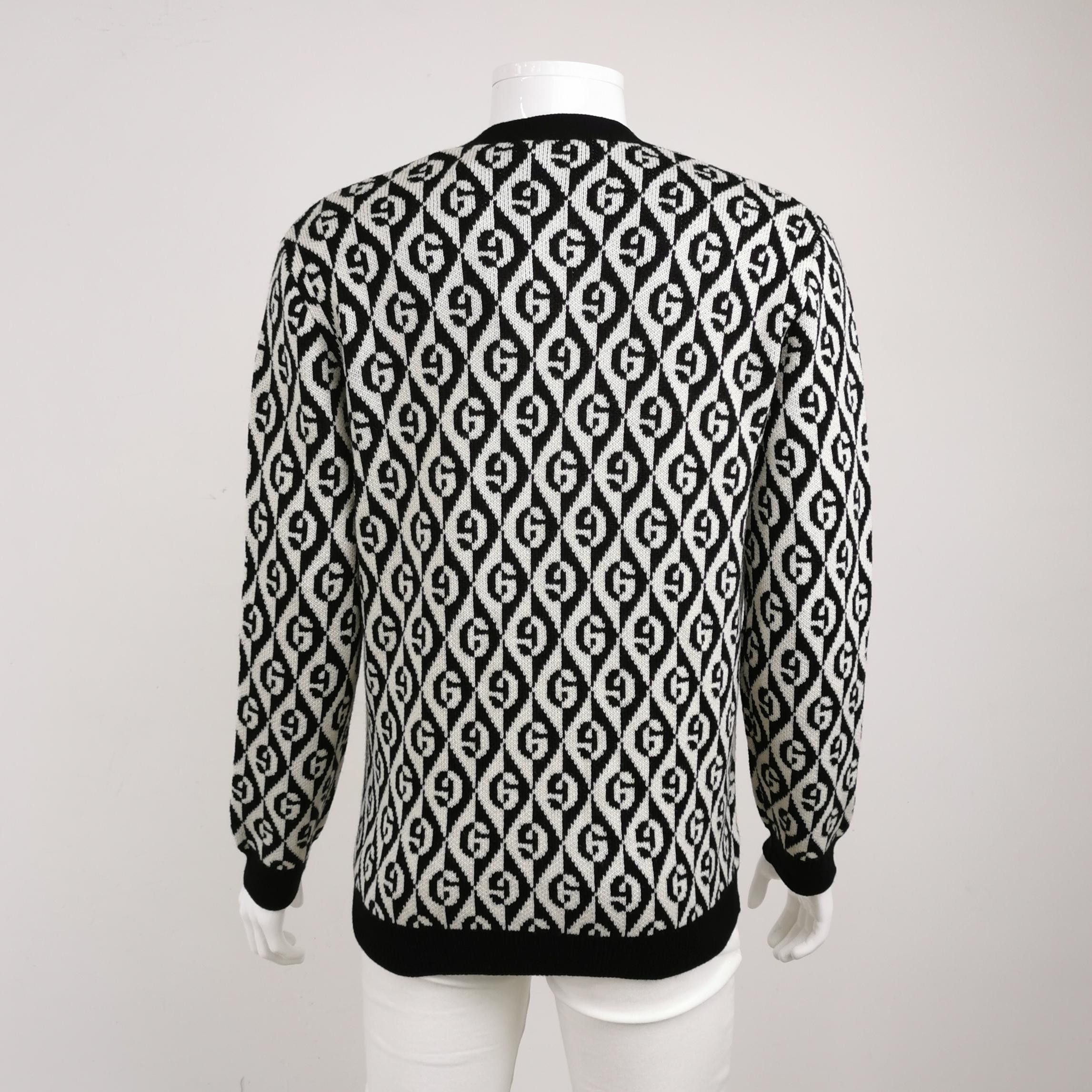 Gucci Gucci GG Monogram Wool Cardigan Size XS Size US XS / EU 42 / 0 - 3 Thumbnail