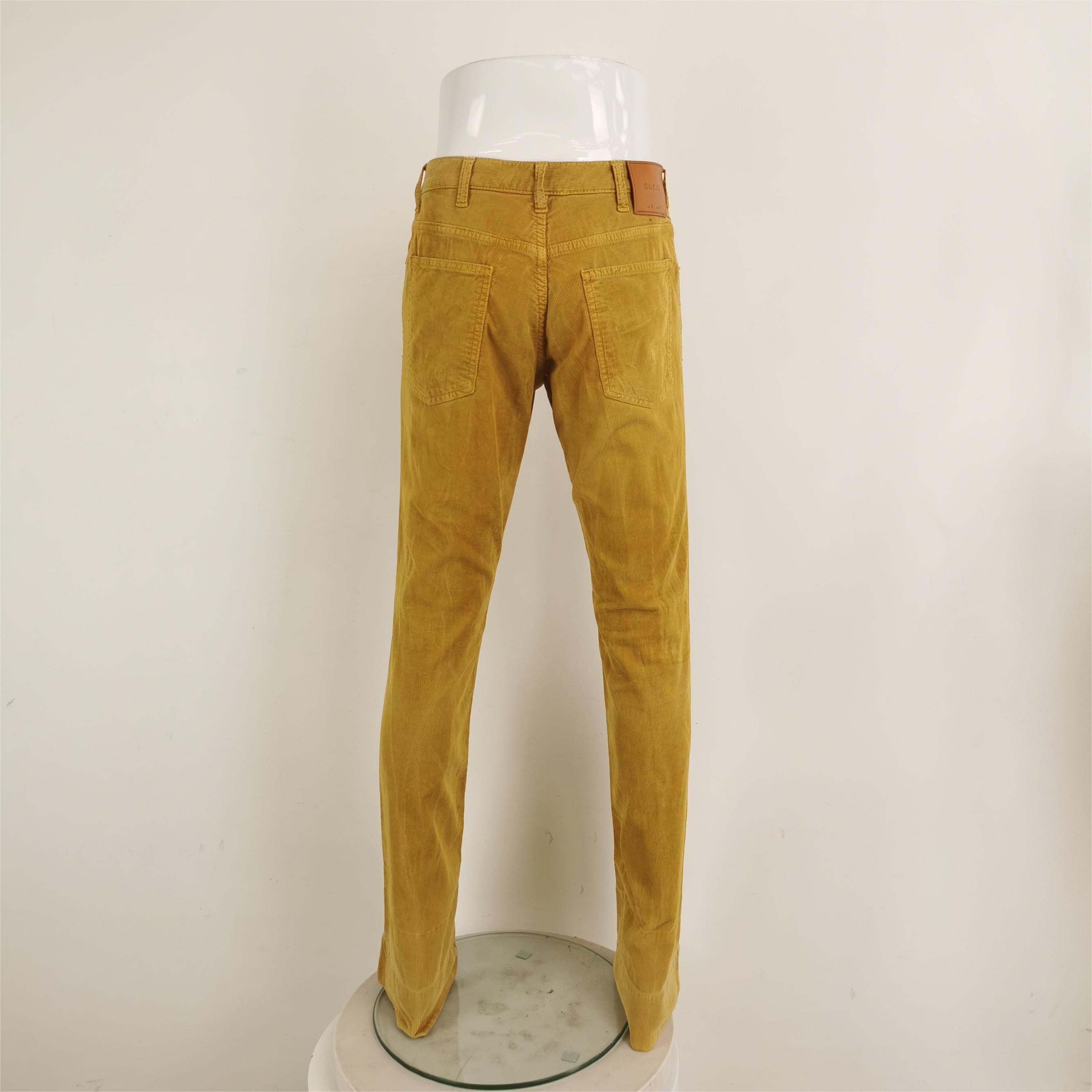 Gucci Gucci Corduroy Logo Casual Pants Size 30 Size US 30 / EU 46 - 3 Thumbnail