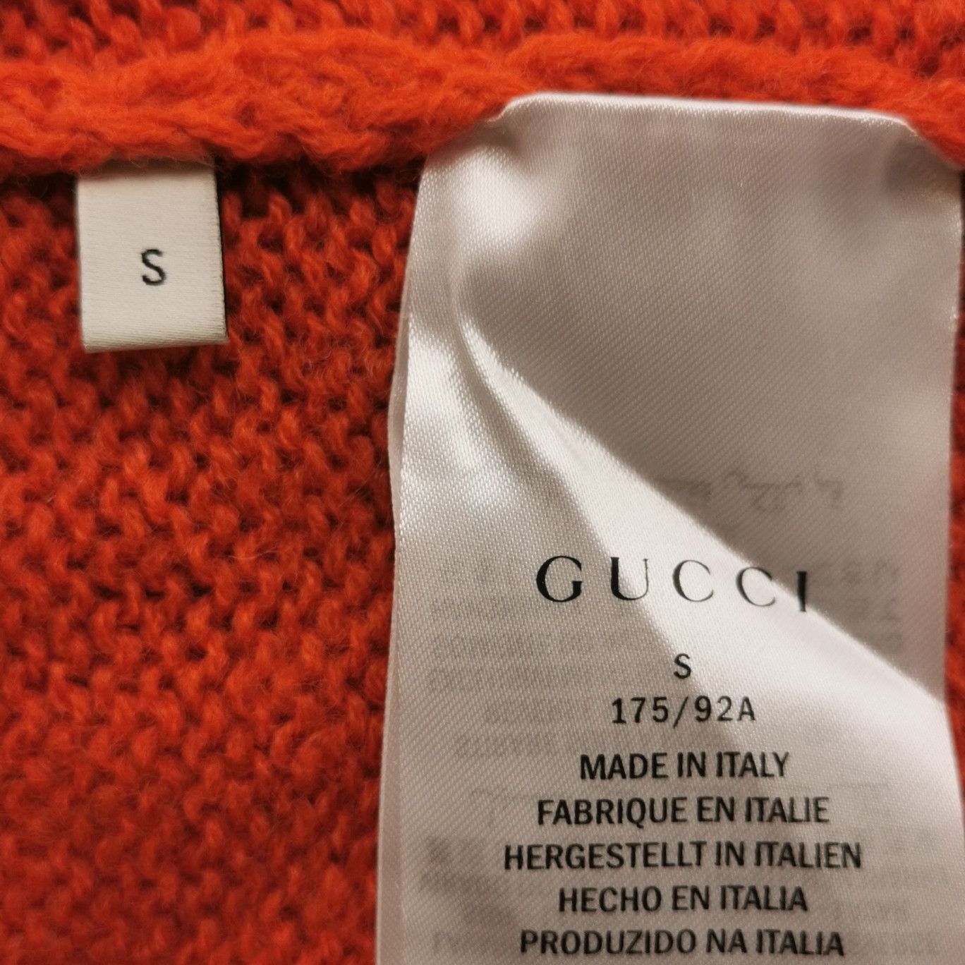Gucci Gucci Logo Patch V-Neck Wool Sweater S Size US S / EU 44-46 / 1 - 7 Thumbnail