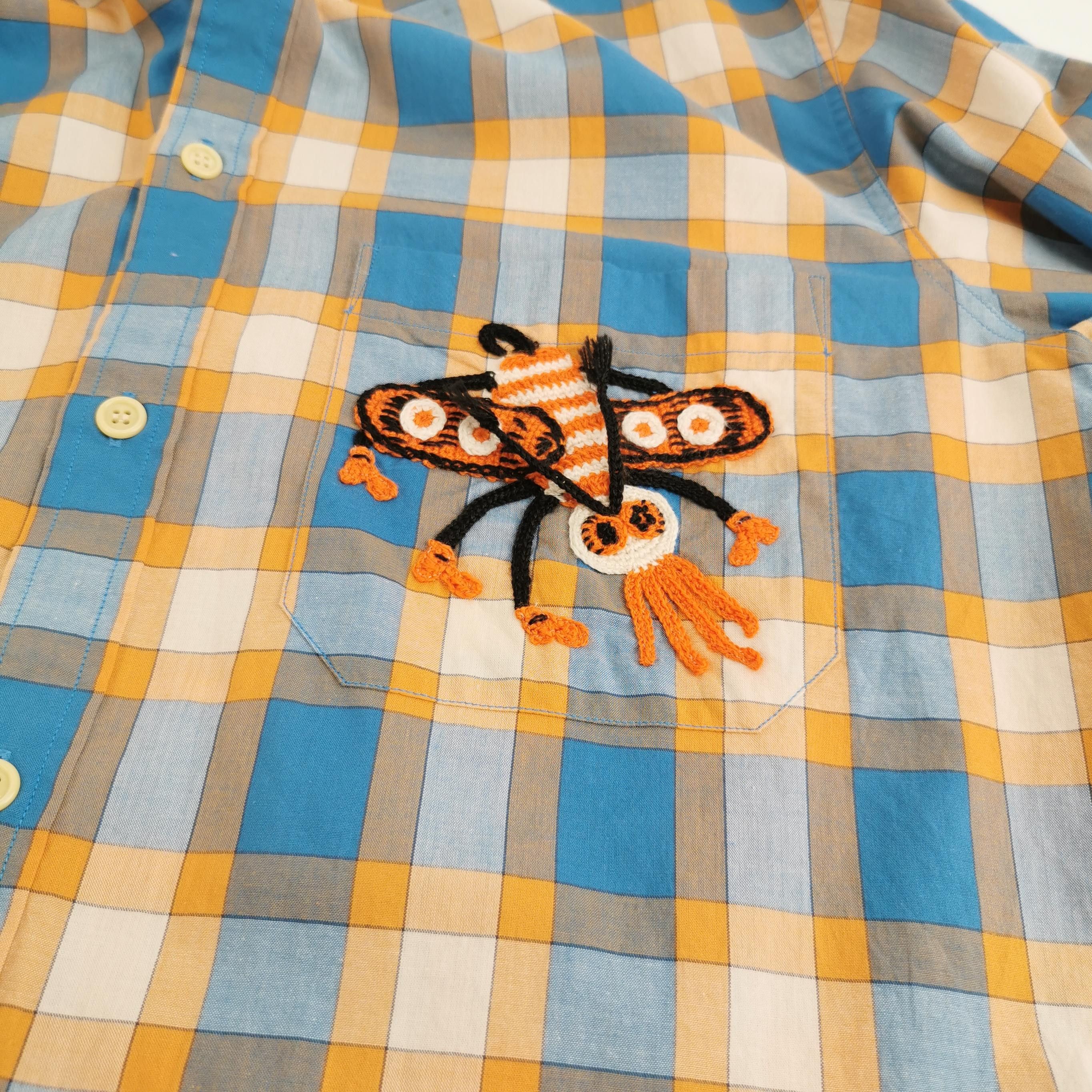 Gucci Gucci Plaid Embroidered Button Up Shirt 46 Size US S / EU 44-46 / 1 - 3 Thumbnail