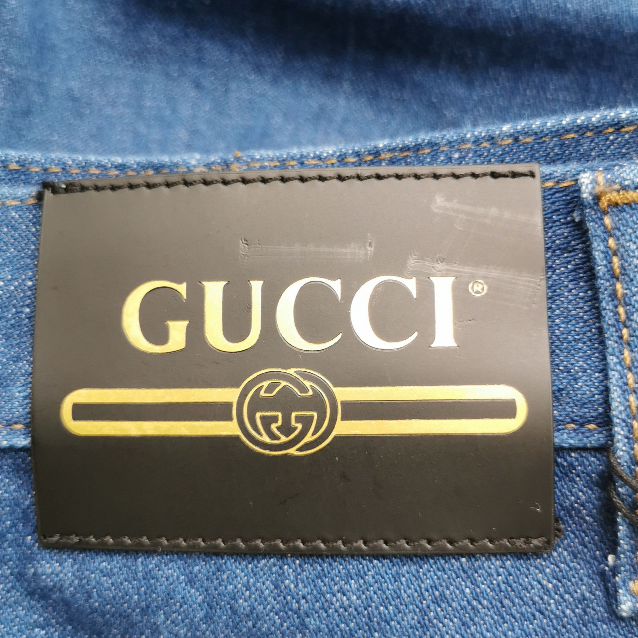 Gucci Gucci Embroidered Pleated Denim Shorts Size 48 Size US 32 / EU 48 - 9 Thumbnail