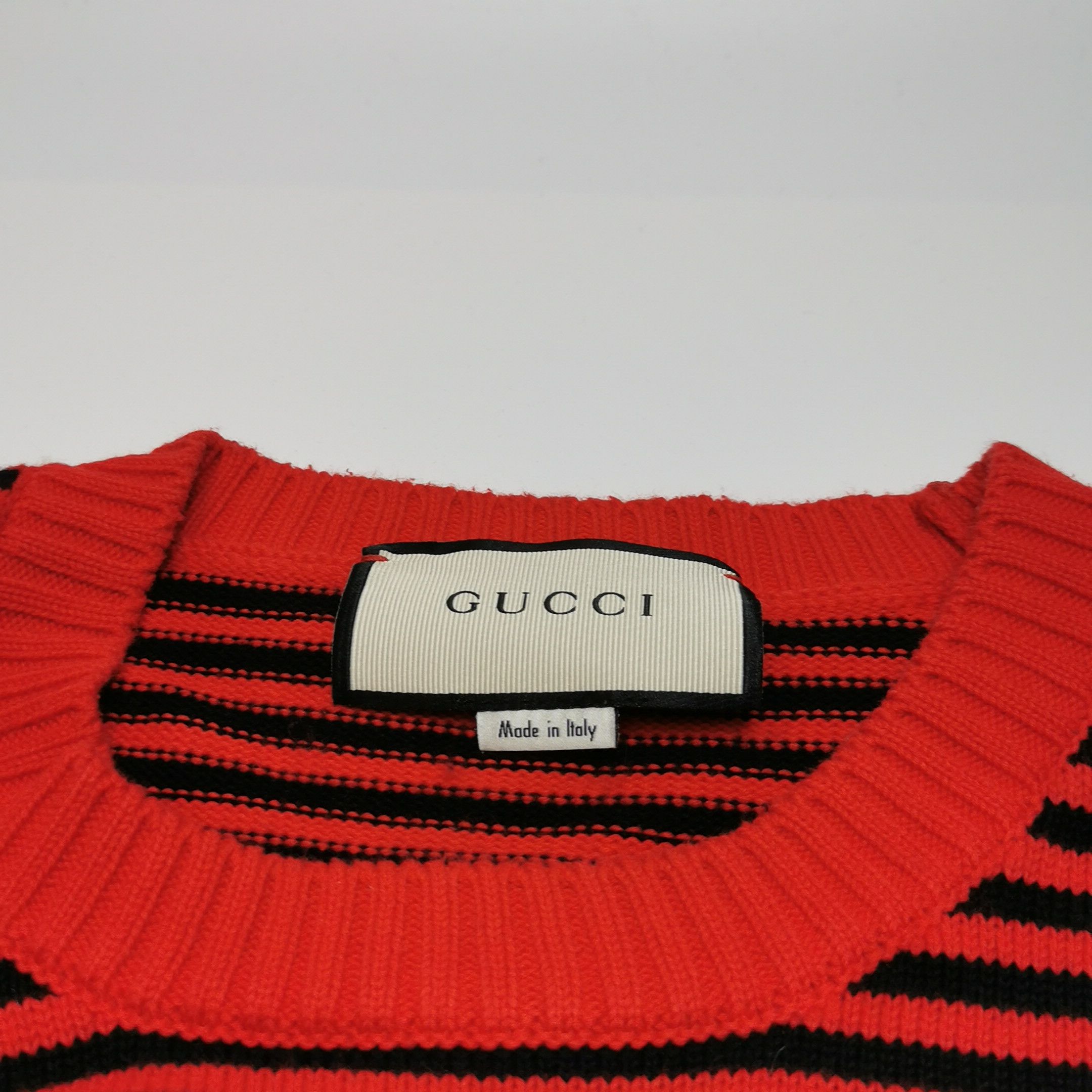 Gucci Gucci GG Monogram Stripe Cotton Sweater L Size US L / EU 52-54 / 3 - 10 Thumbnail