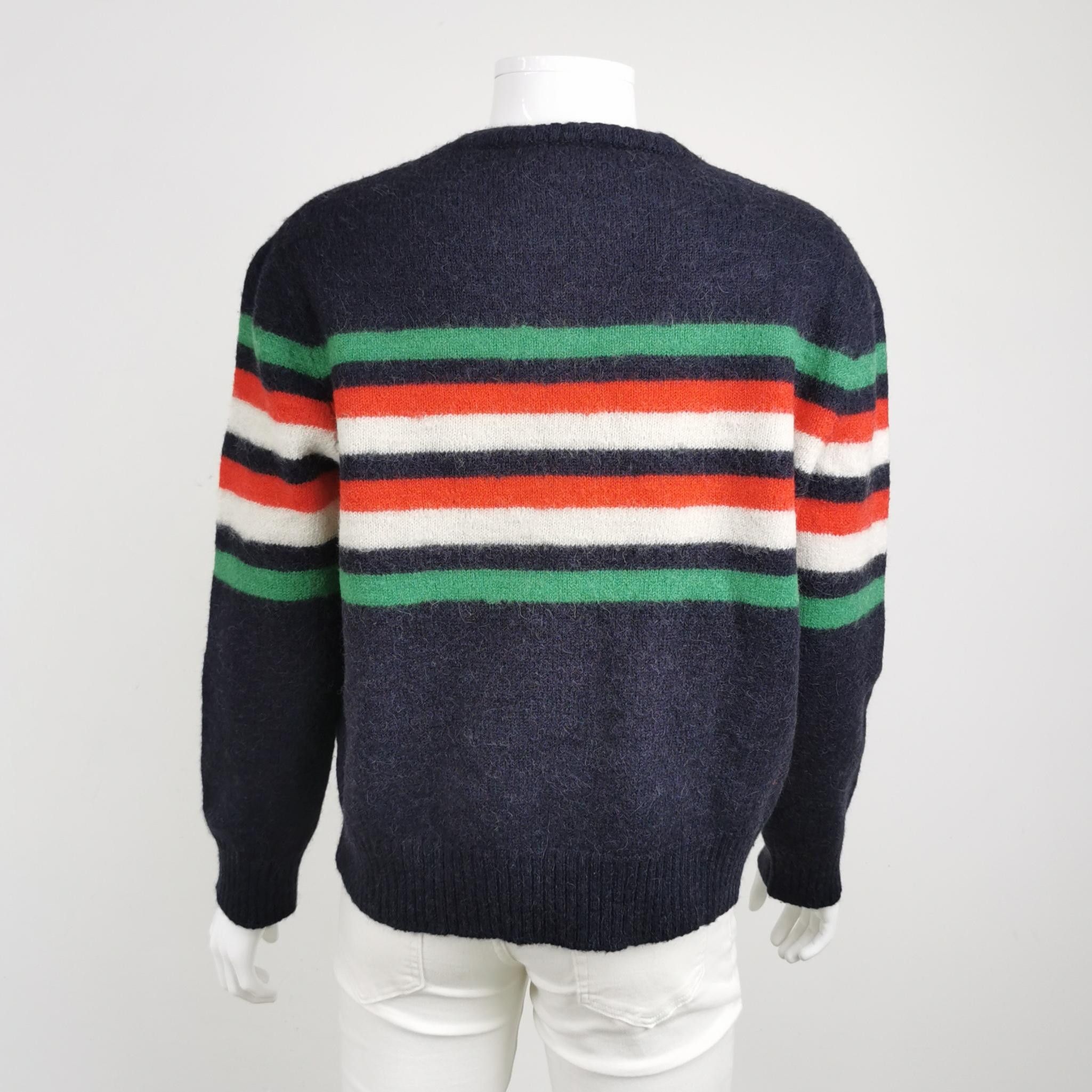Gucci Gucci Striped Wool Alpaca Sweater Size S Size US S / EU 44-46 / 1 - 3 Thumbnail