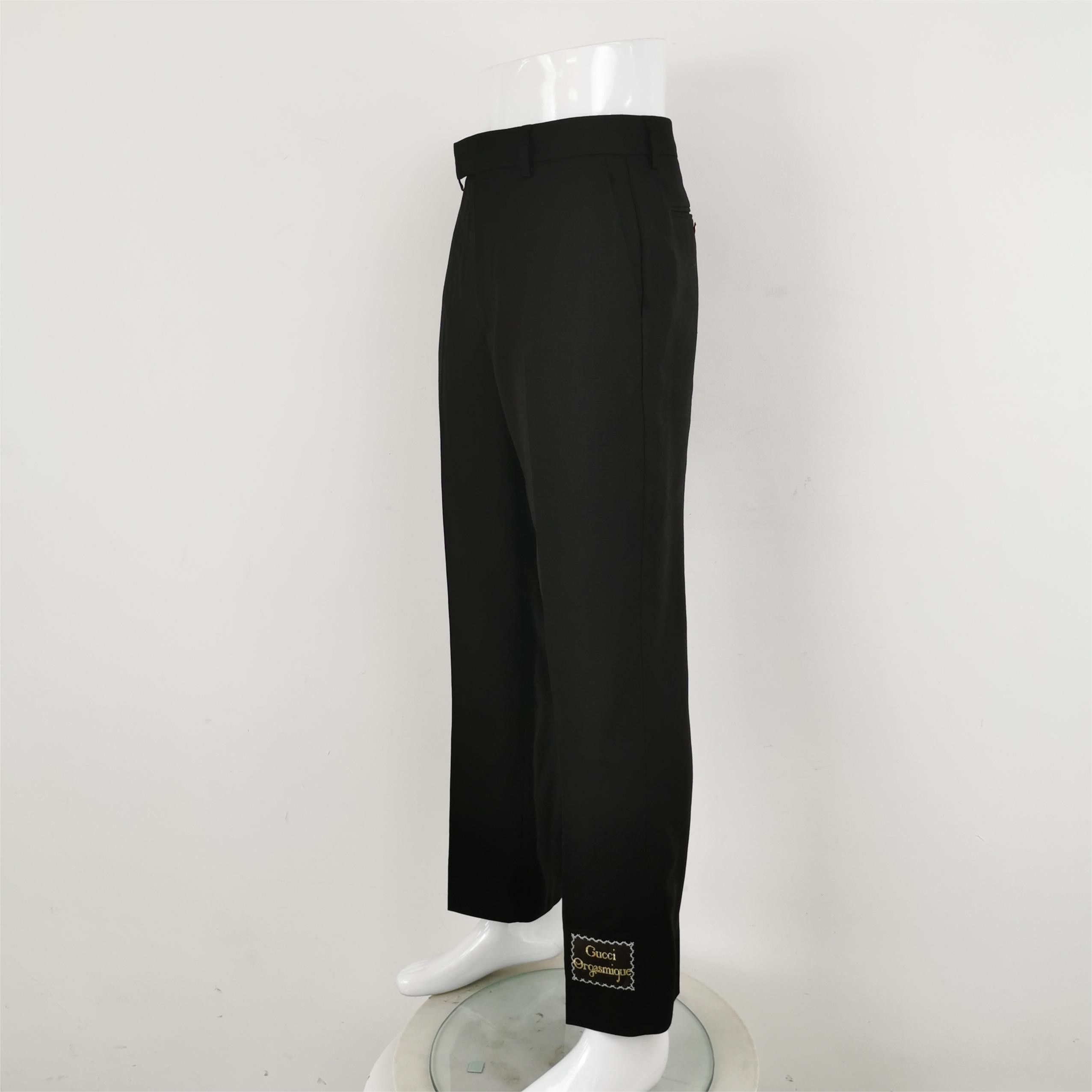 Gucci Gucci Orgasmique Patch Linen Blend Pants 44 Size US 28 / EU 44 - 2 Thumbnail