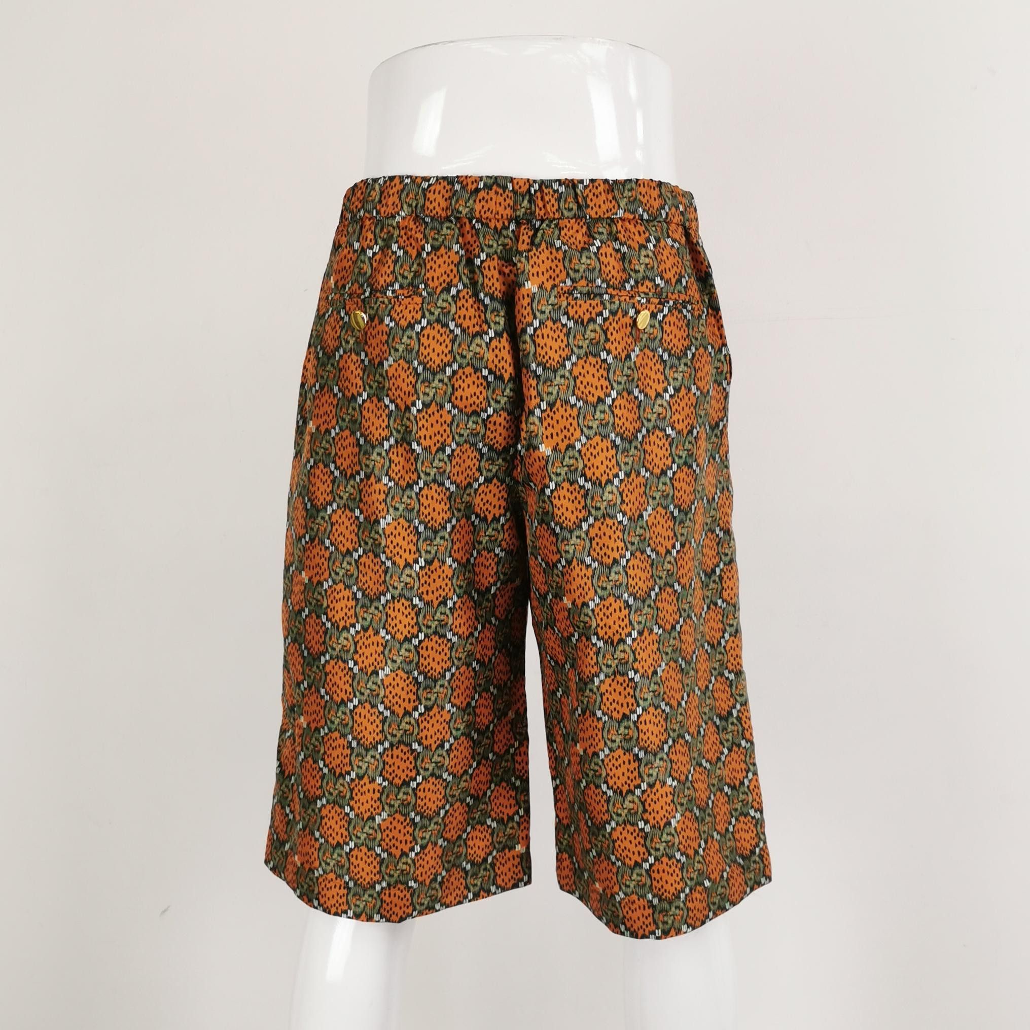 Gucci Gucci Silk Printed Logo Shorts 46 Size US 30 / EU 46 - 3 Thumbnail