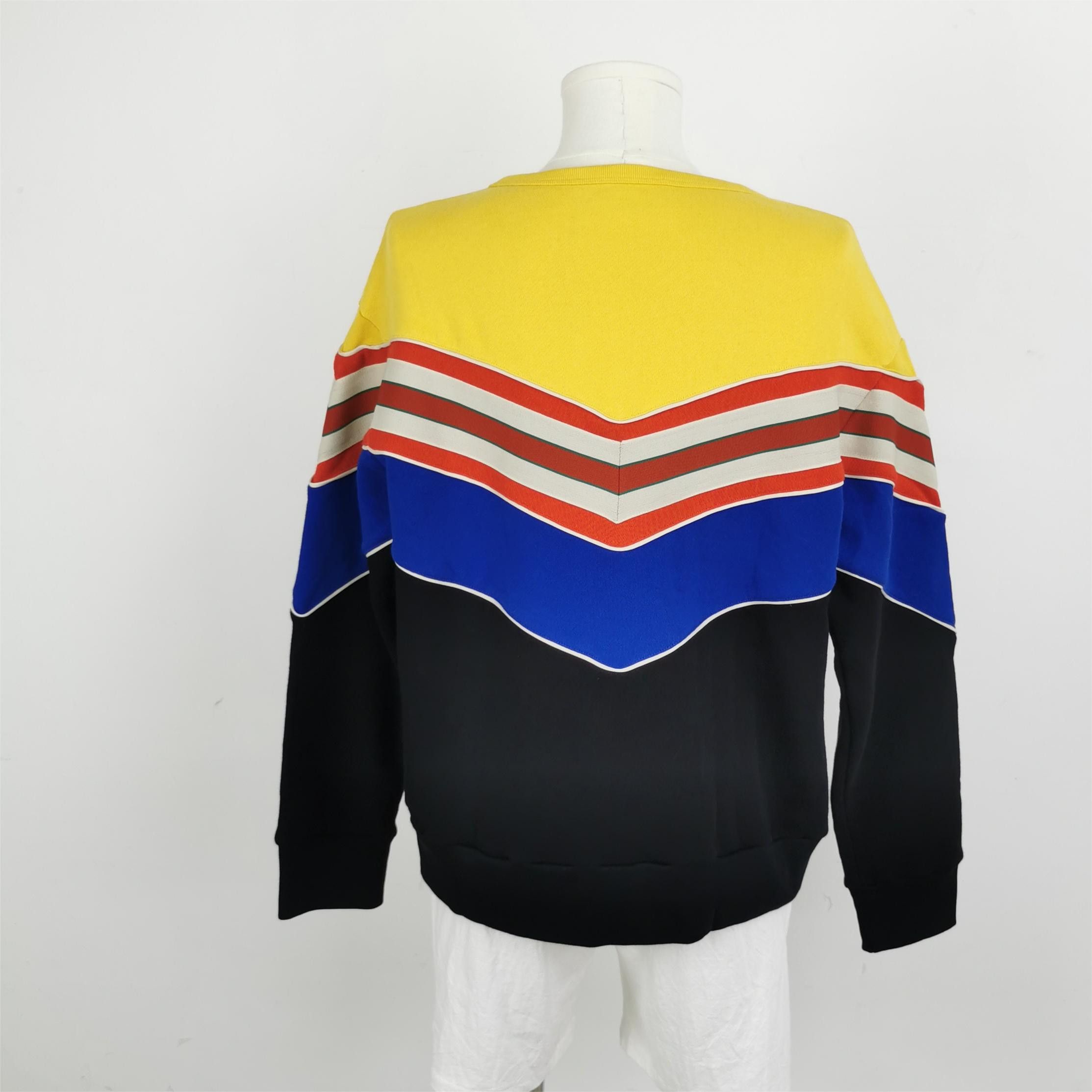 Gucci Gucci Colorblock Chevron Logo Sweatshirt Size M Size US M / EU 48-50 / 2 - 3 Thumbnail
