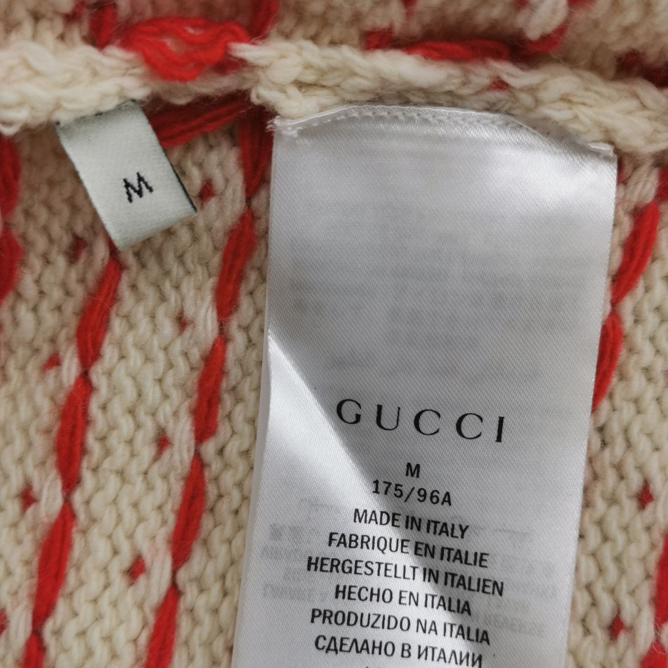 Gucci Gucci Lamb Intarsia Wool Knit Vest M Size US M / EU 48-50 / 2 - 6 Thumbnail