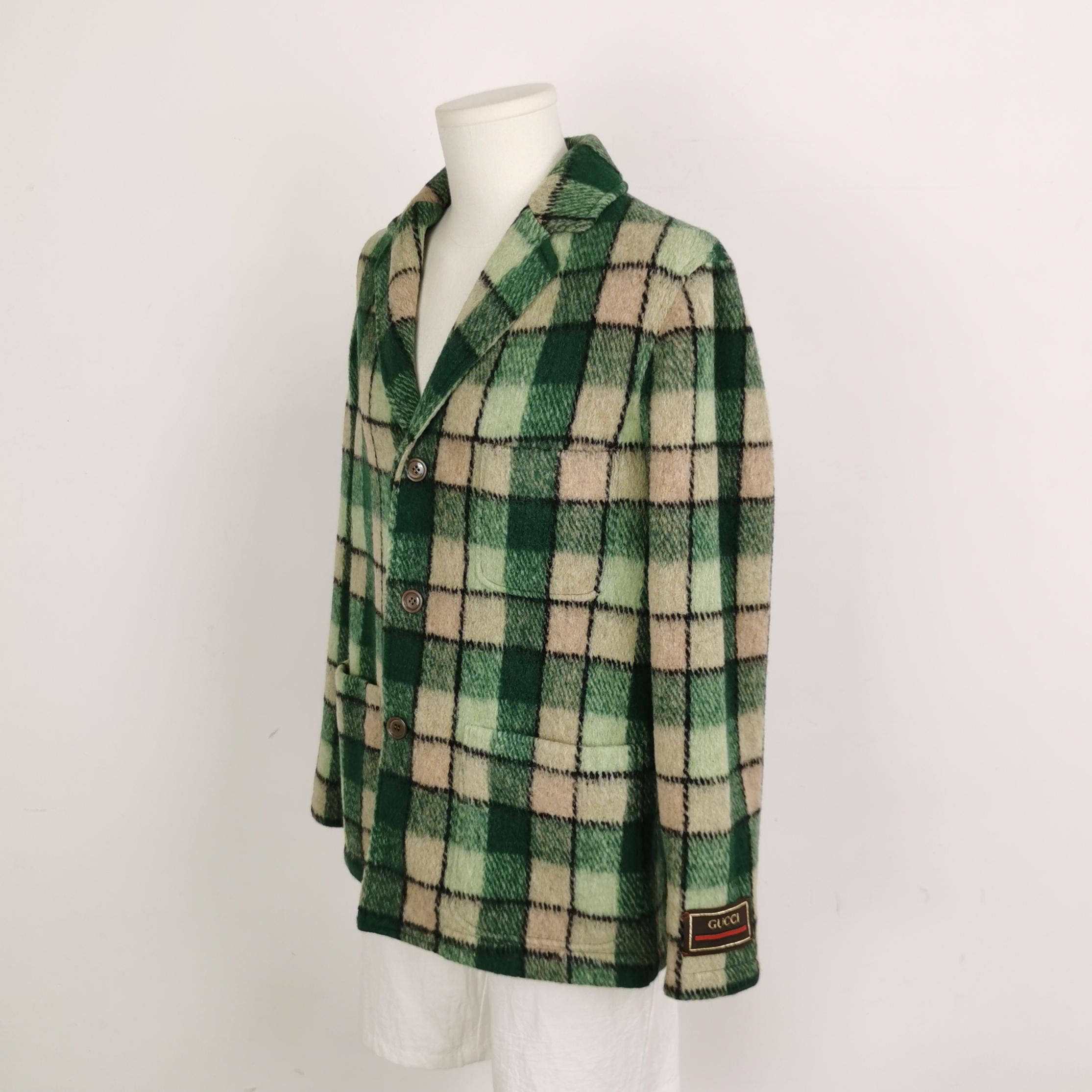 Gucci Gucci Plaid Wool Blend Jacket Size 46 Size US S / EU 44-46 / 1 - 2 Thumbnail