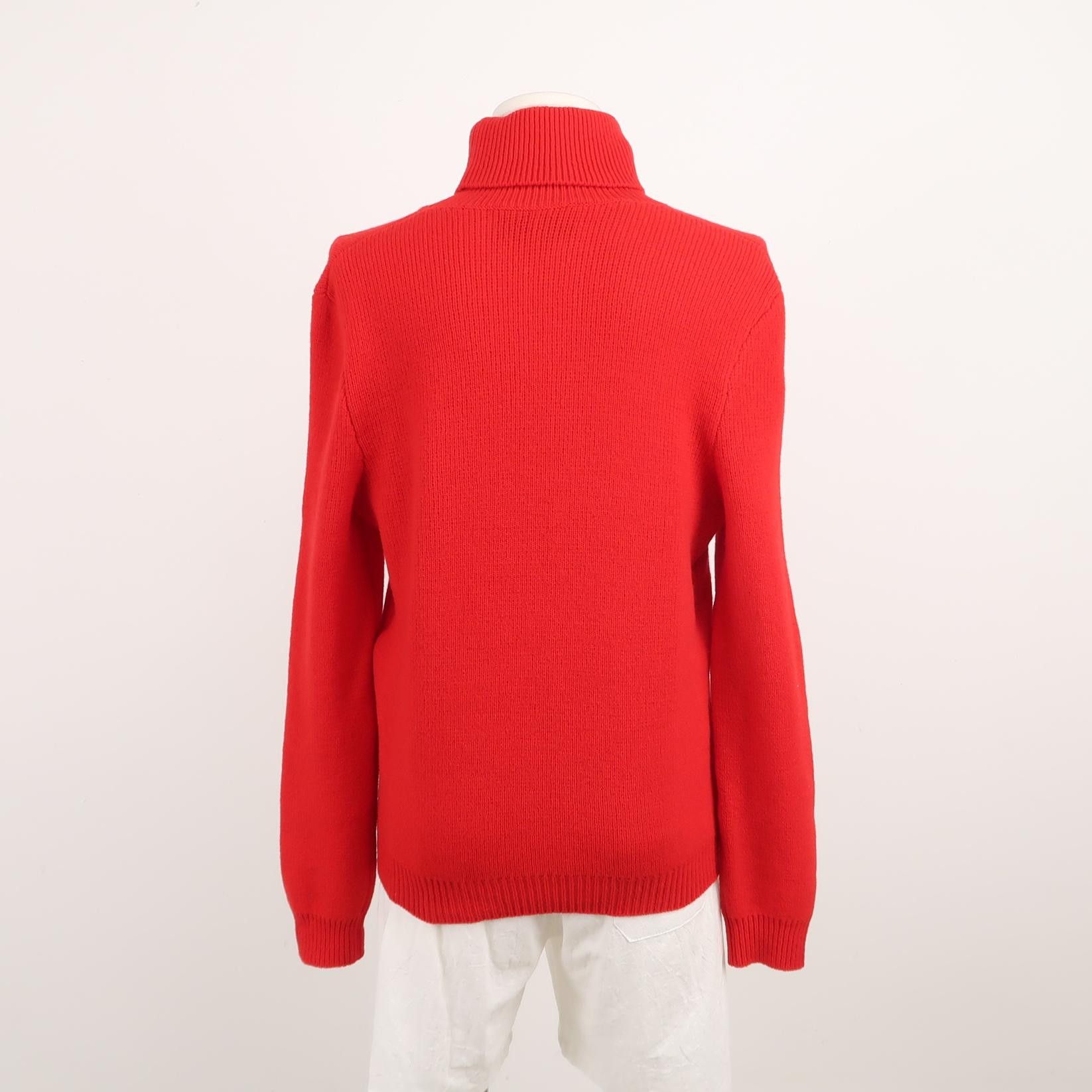 Gucci Gucci Red Wool Turtleneck Sweater M Size US M / EU 48-50 / 2 - 2 Thumbnail