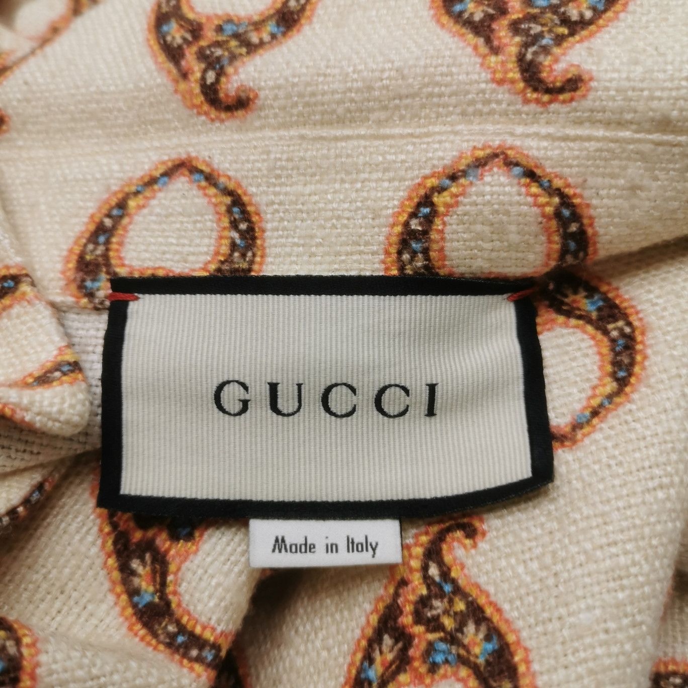 Gucci Gucci Printed Silk Shirt Size 48 Size US M / EU 48-50 / 2 - 3 Thumbnail