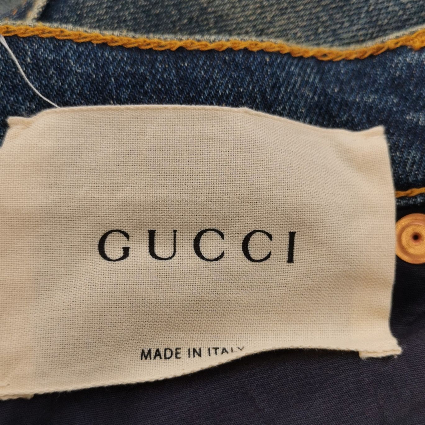 Gucci Gucci Washed Blue Denim Jeans 29 Size 29" - 4 Thumbnail