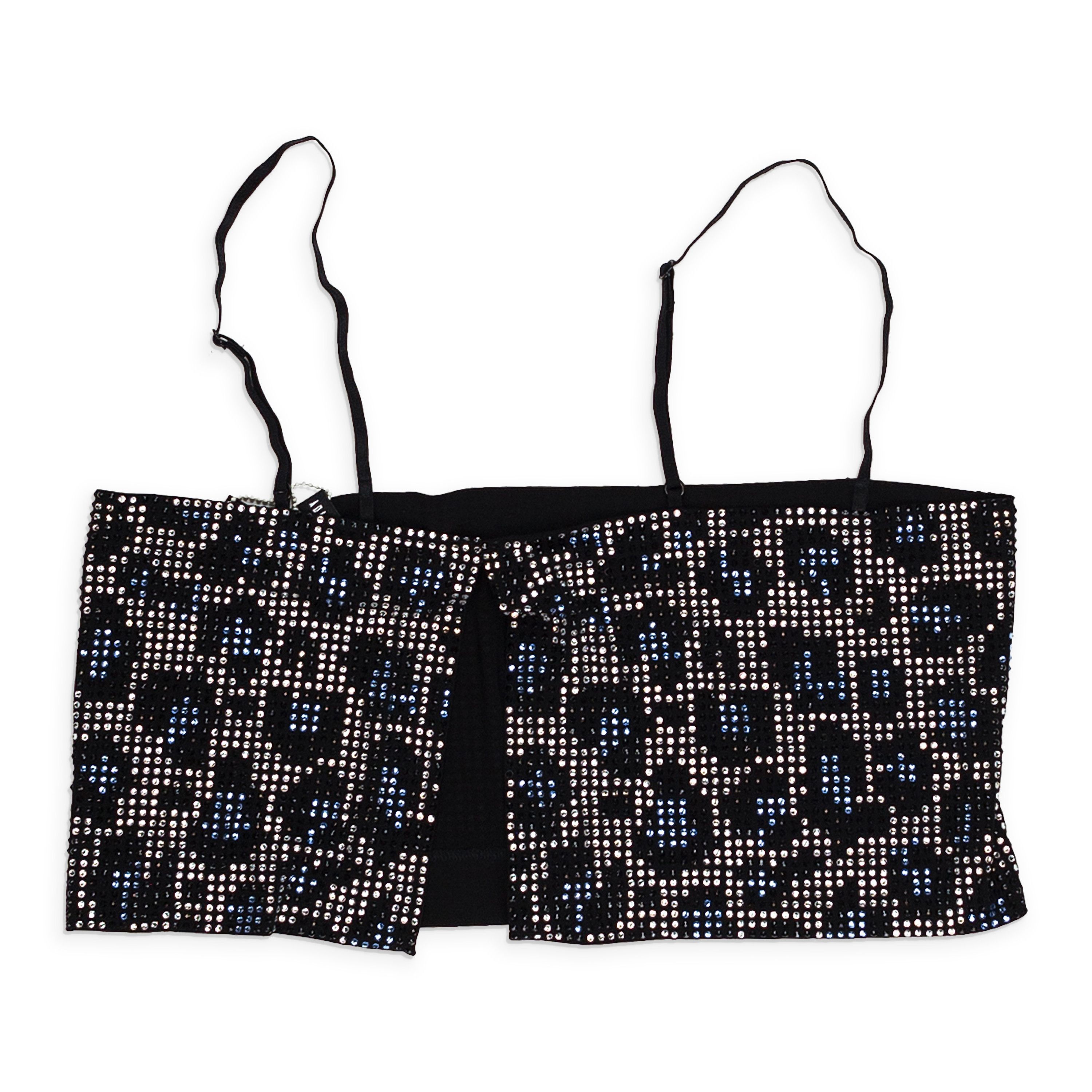 Adam Selman CRYSTAL MINI TOP Size XS Size XS / US 0-2 / IT 36-38 - 2 Thumbnail