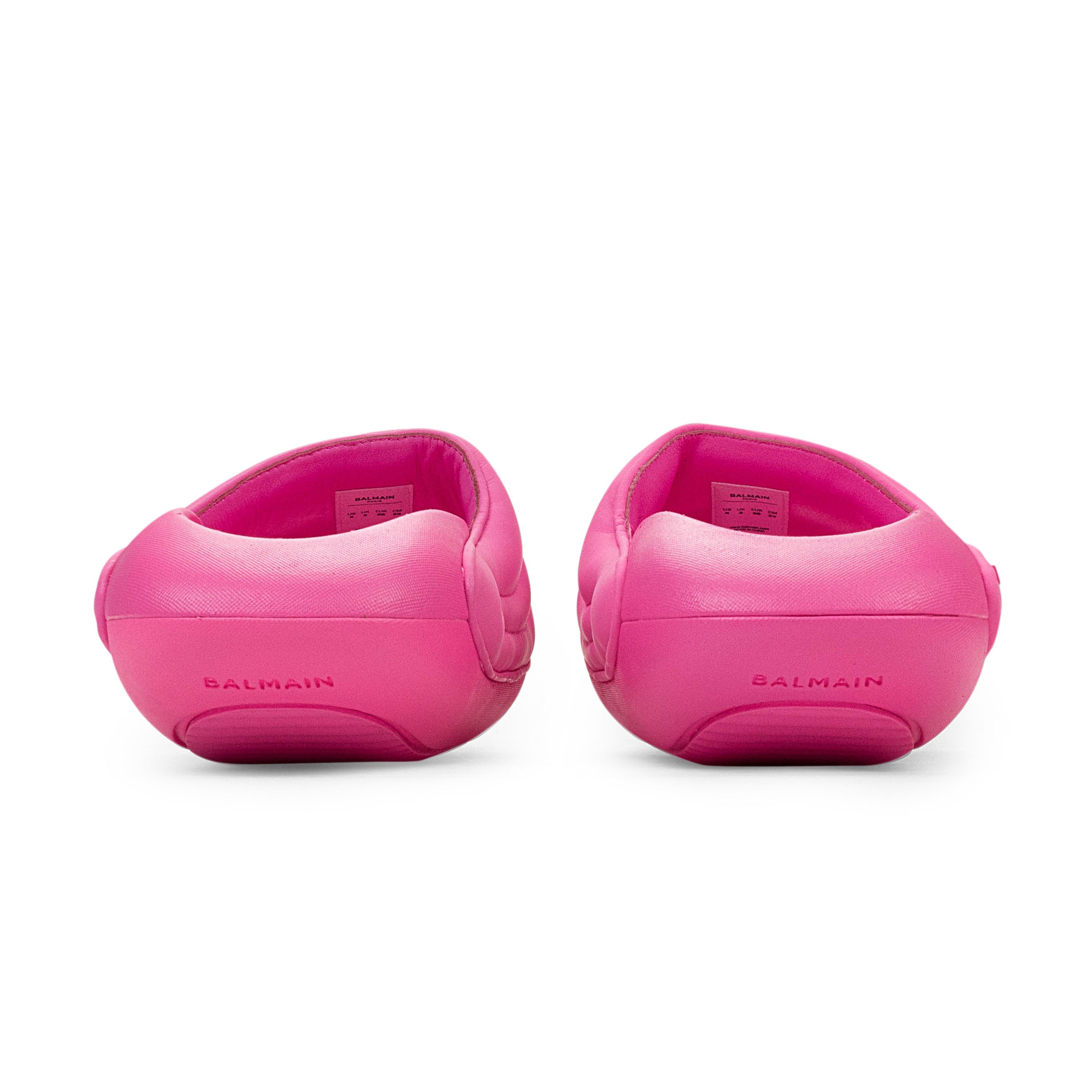 Balmain Pink Quilted B-IT Mules Size 37 Size US 7 / IT 37 - 6 Thumbnail