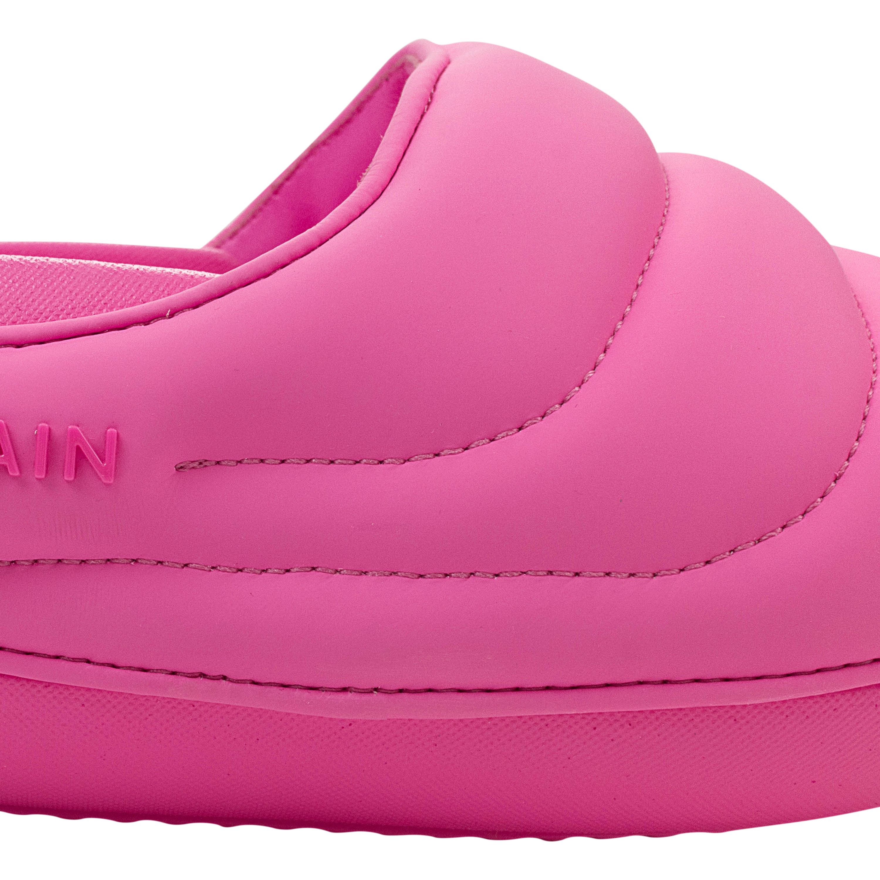 Balmain Pink Quilted B-IT Mules Size 37 Size US 7 / IT 37 - 7 Thumbnail