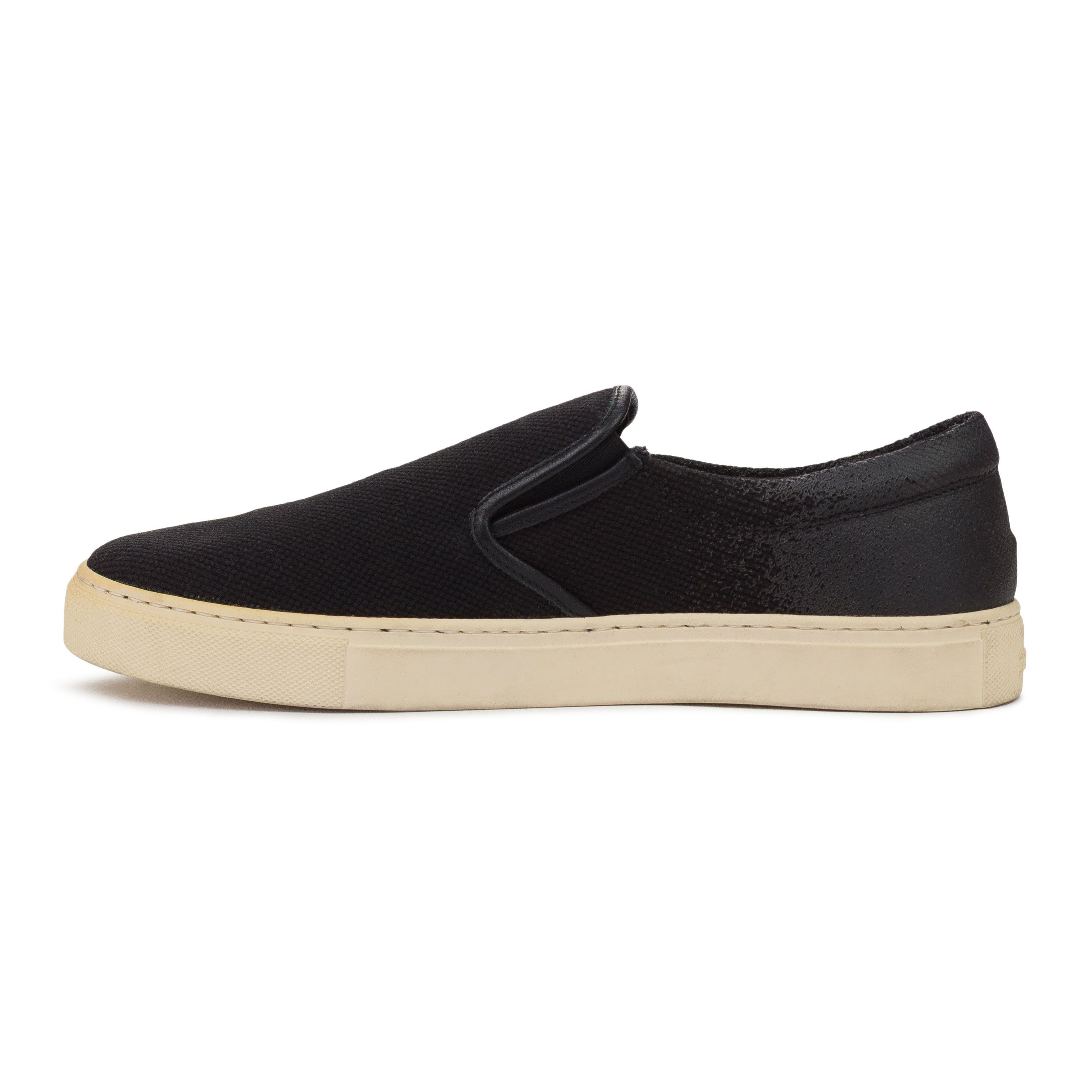 Ermenegildo Zegna NERO LEATHER PATCH HEEL SLIP-ON SIZE 10 Size US 10 / EU 43 - 2 Thumbnail