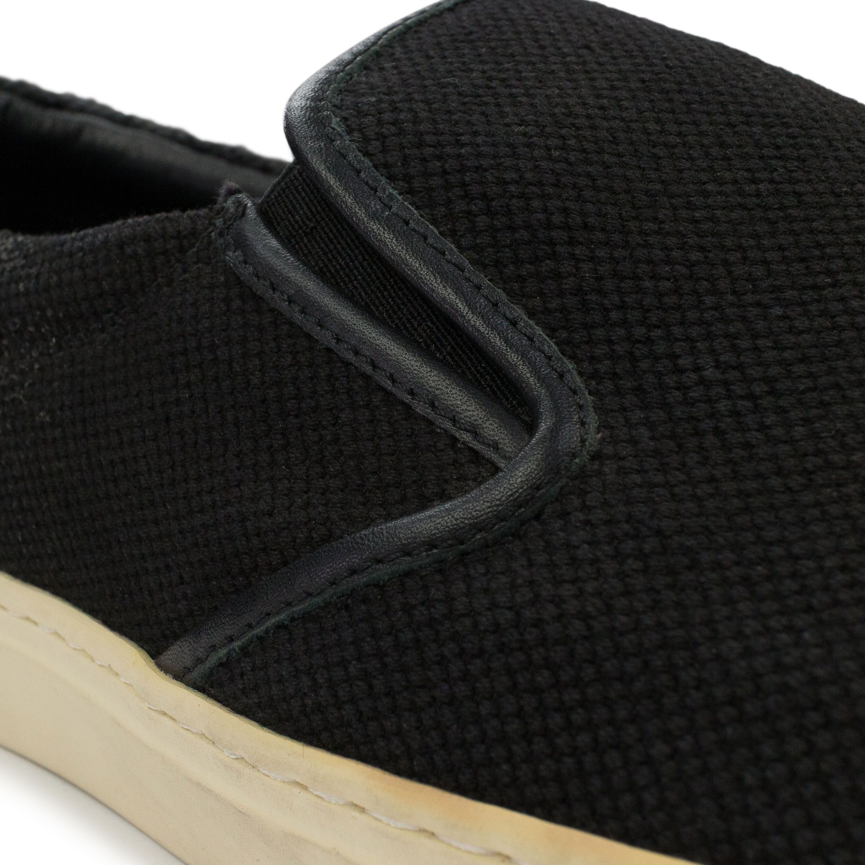 Ermenegildo Zegna NERO LEATHER PATCH HEEL SLIP-ON SIZE 10 Size US 10 / EU 43 - 6 Thumbnail