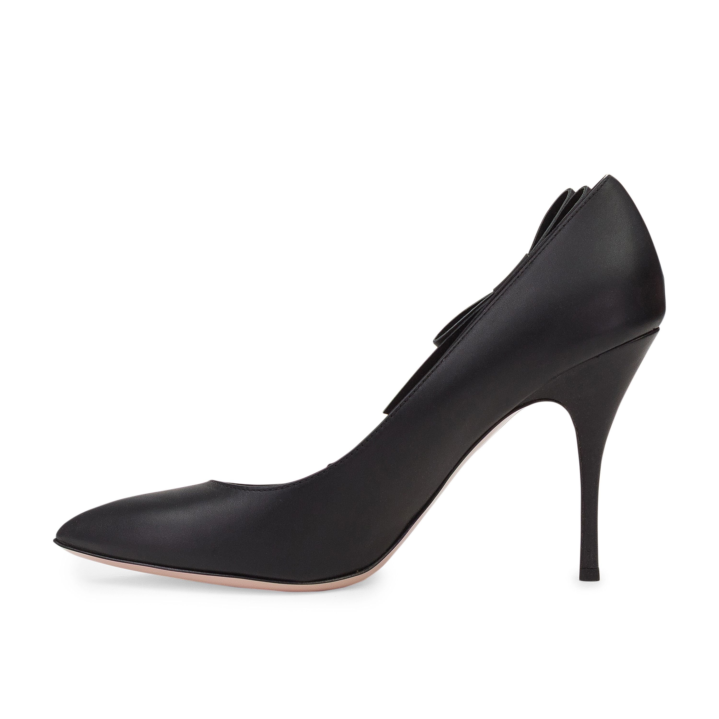 RED Valentino BLACK NERO SIDE BOW HEELS SIZE 41 Size US 11 / IT 41 - 2 Thumbnail