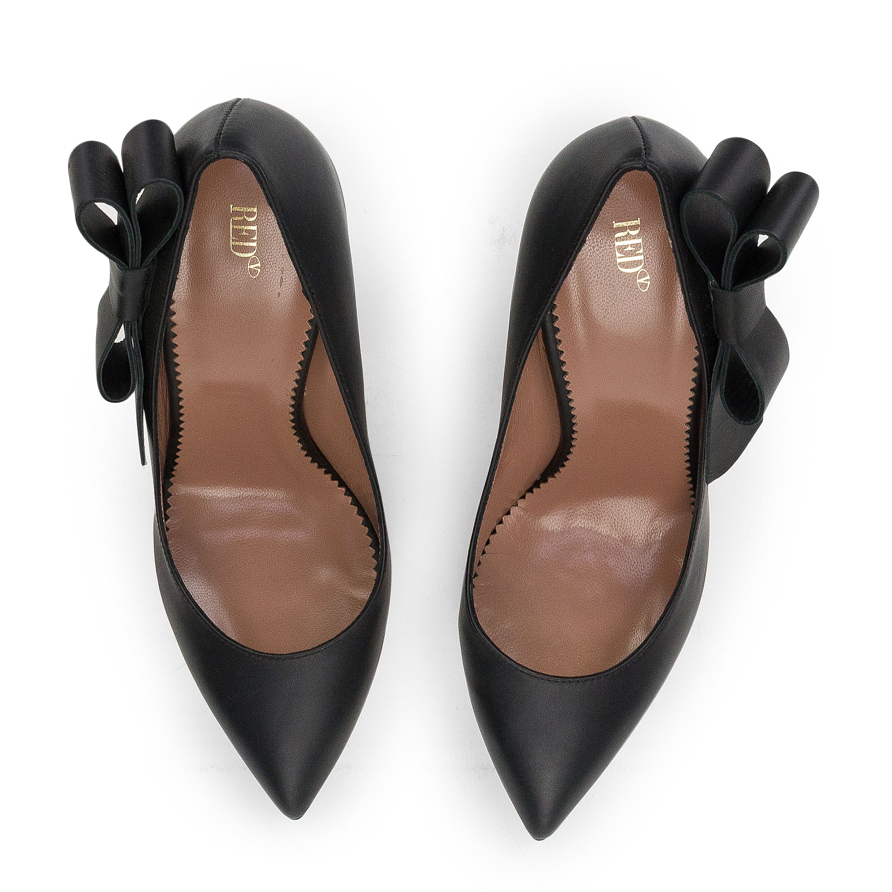 RED Valentino BLACK NERO SIDE BOW HEELS SIZE 41 Size US 11 / IT 41 - 4 Thumbnail