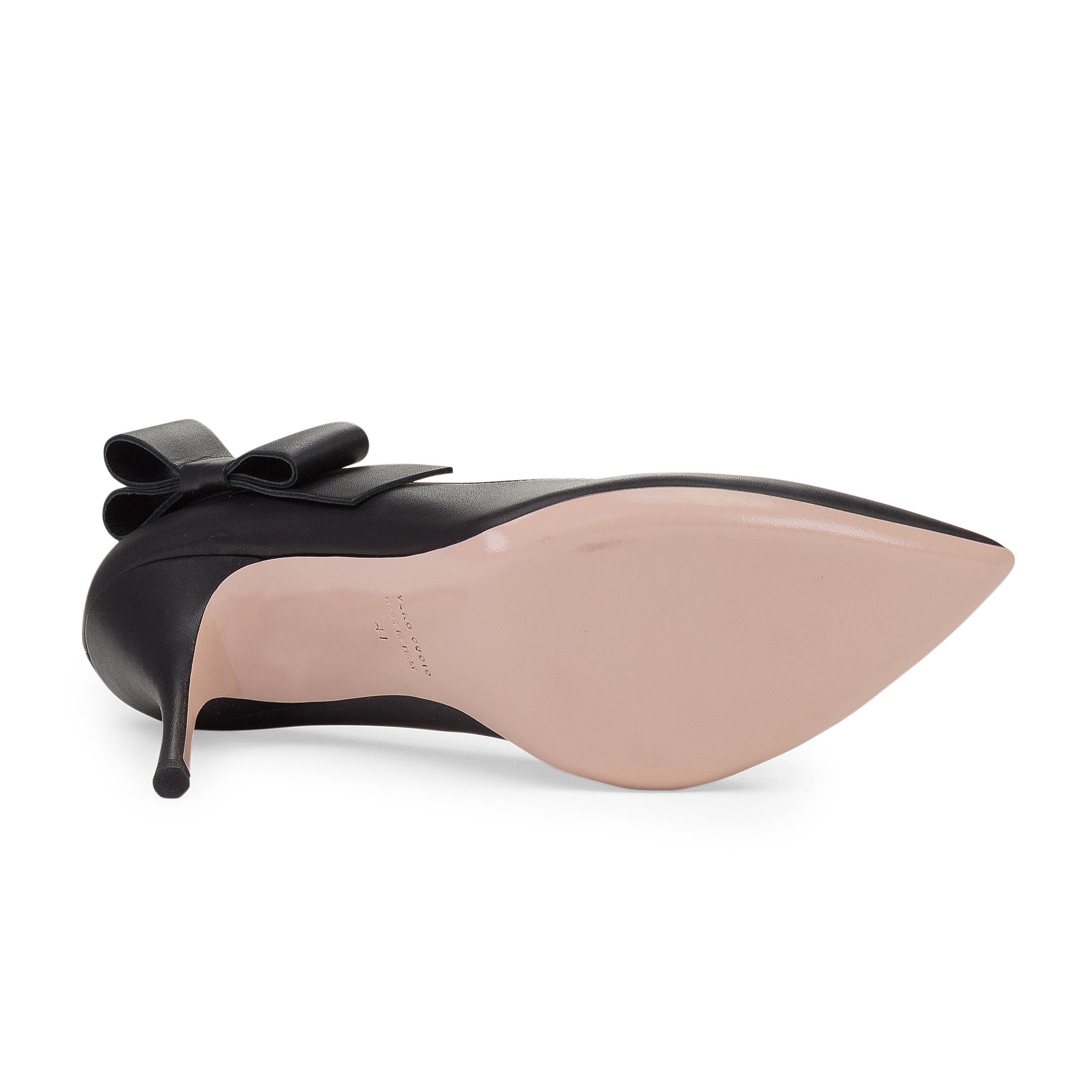 RED Valentino BLACK NERO SIDE BOW HEELS SIZE 41 Size US 11 / IT 41 - 3 Thumbnail