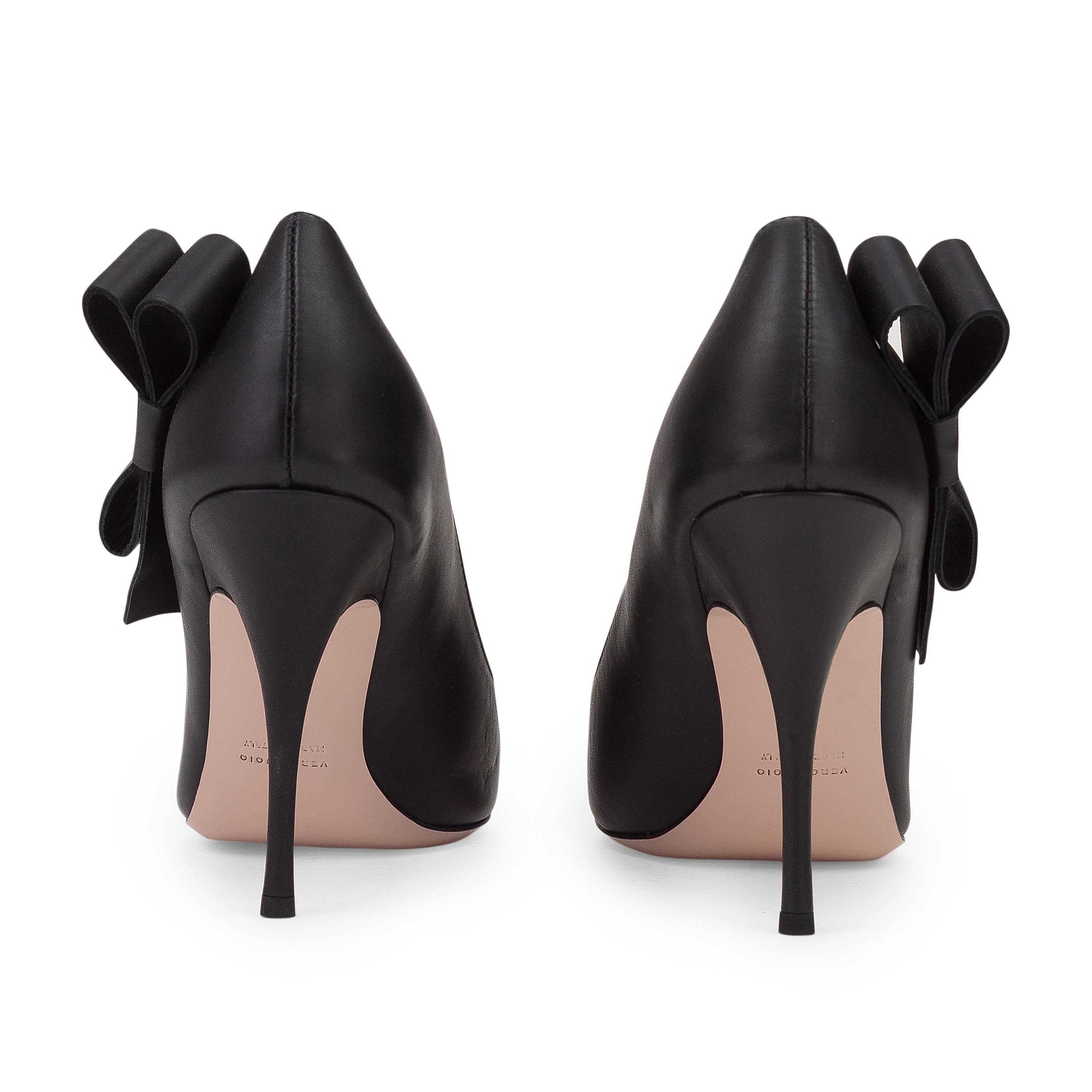 RED Valentino BLACK NERO SIDE BOW HEELS SIZE 41 Size US 11 / IT 41 - 6 Thumbnail