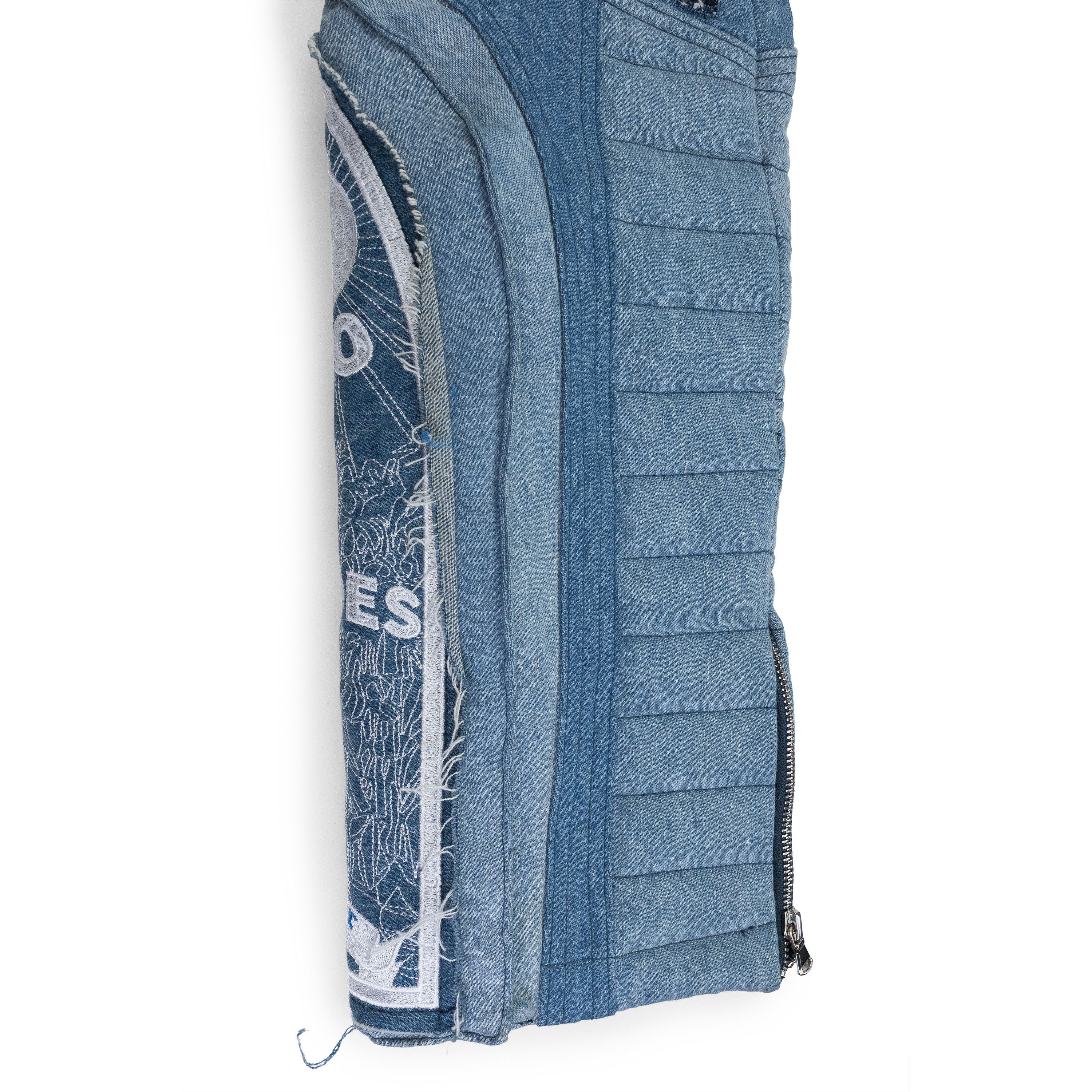 Who Decides War Indigo Mrdr Moto Denim Jeans Size 24 Size US 26 / EU 42 - 6 Thumbnail