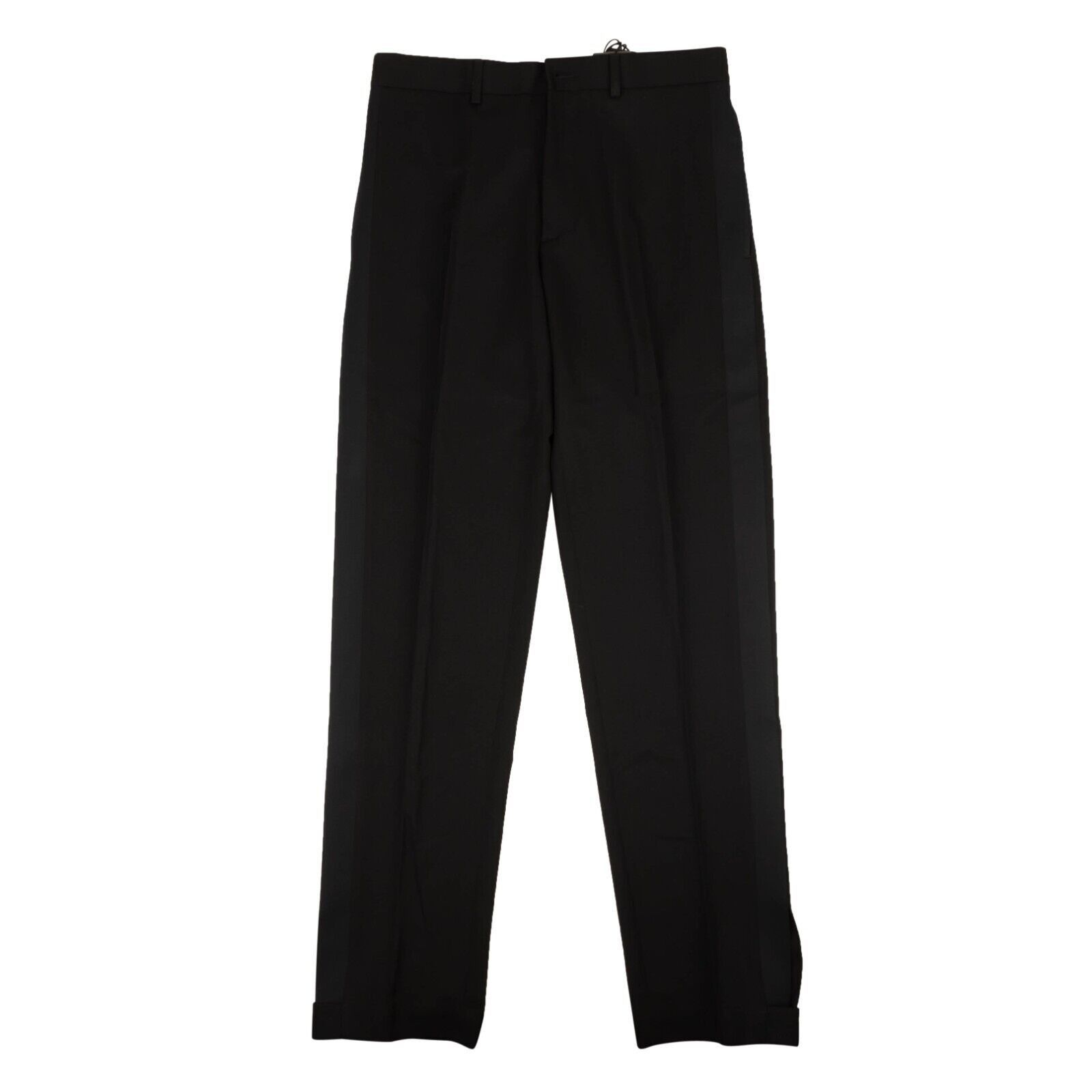 Dior Black Cotton Dress Pants Size 48 Size US 32 / EU 48 - 2 Thumbnail