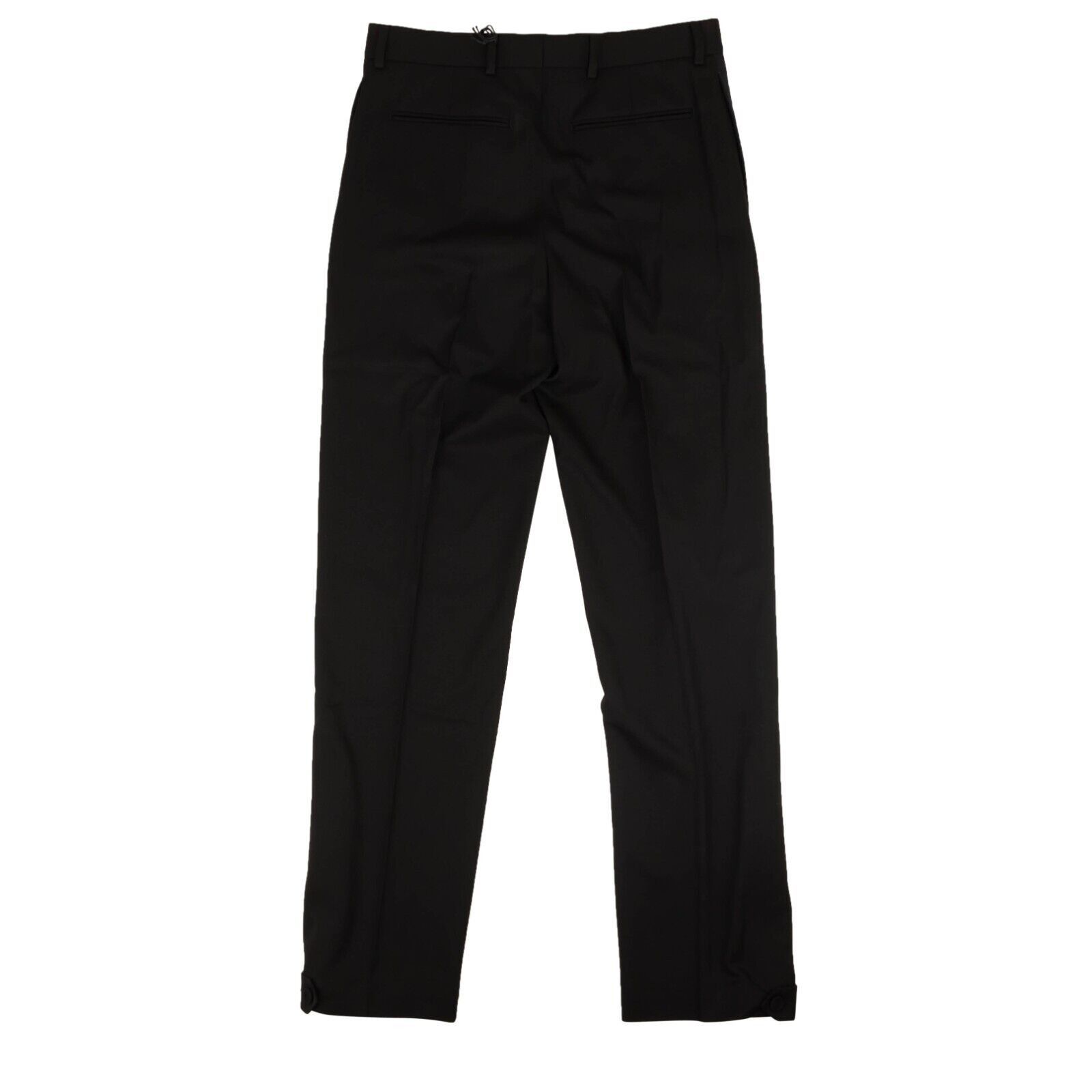 Dior Black Cotton Dress Pants Size 48 Size US 32 / EU 48 - 4 Thumbnail