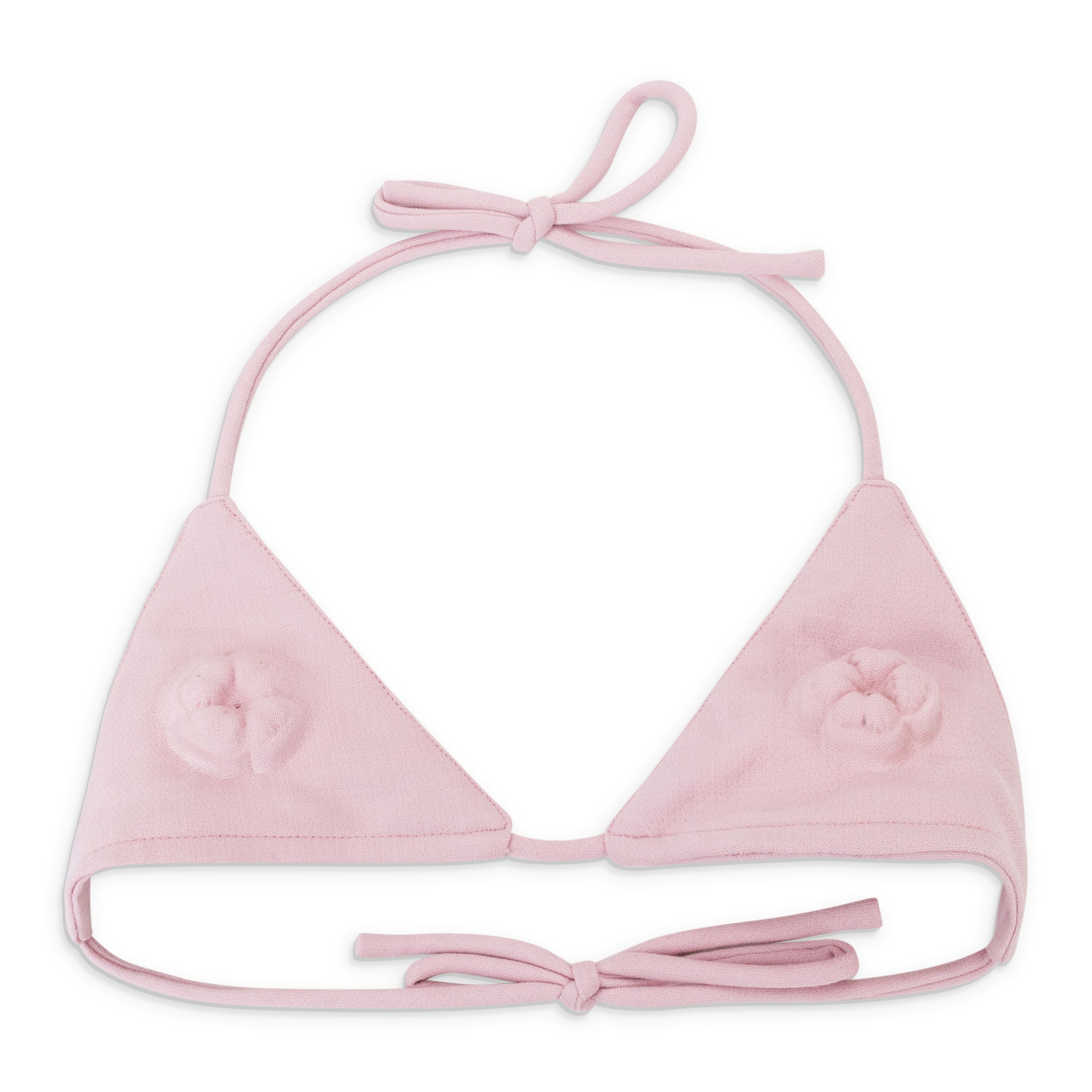 Paula Canovas del Vas DEL VAS EMBOSSED PINK BIKINI SIZE OS Size ONE SIZE - 3 Thumbnail