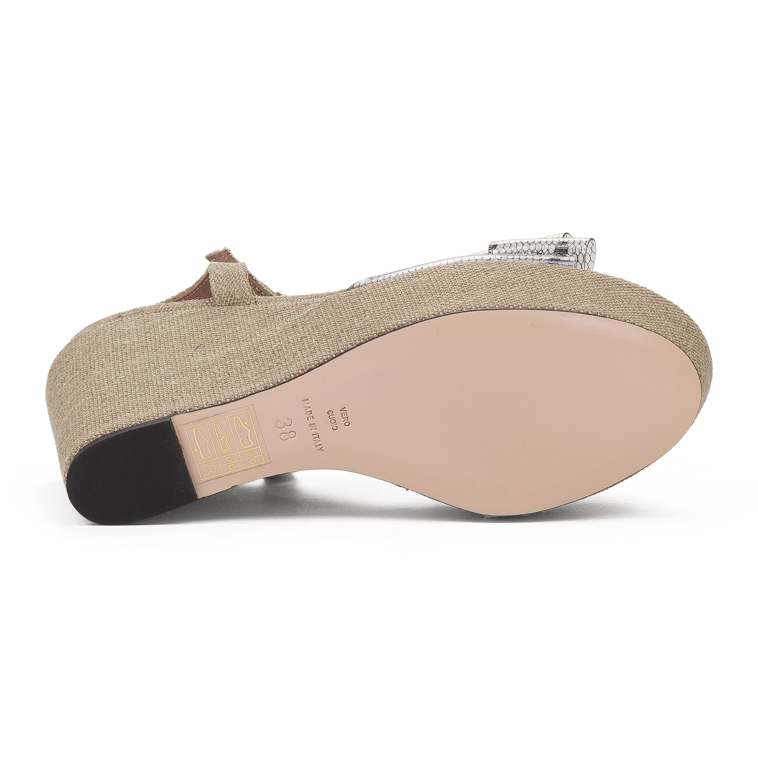 RED Valentino TAN WEDGE HEELS SIZE 38 Size US 8 / IT 38 - 3 Thumbnail