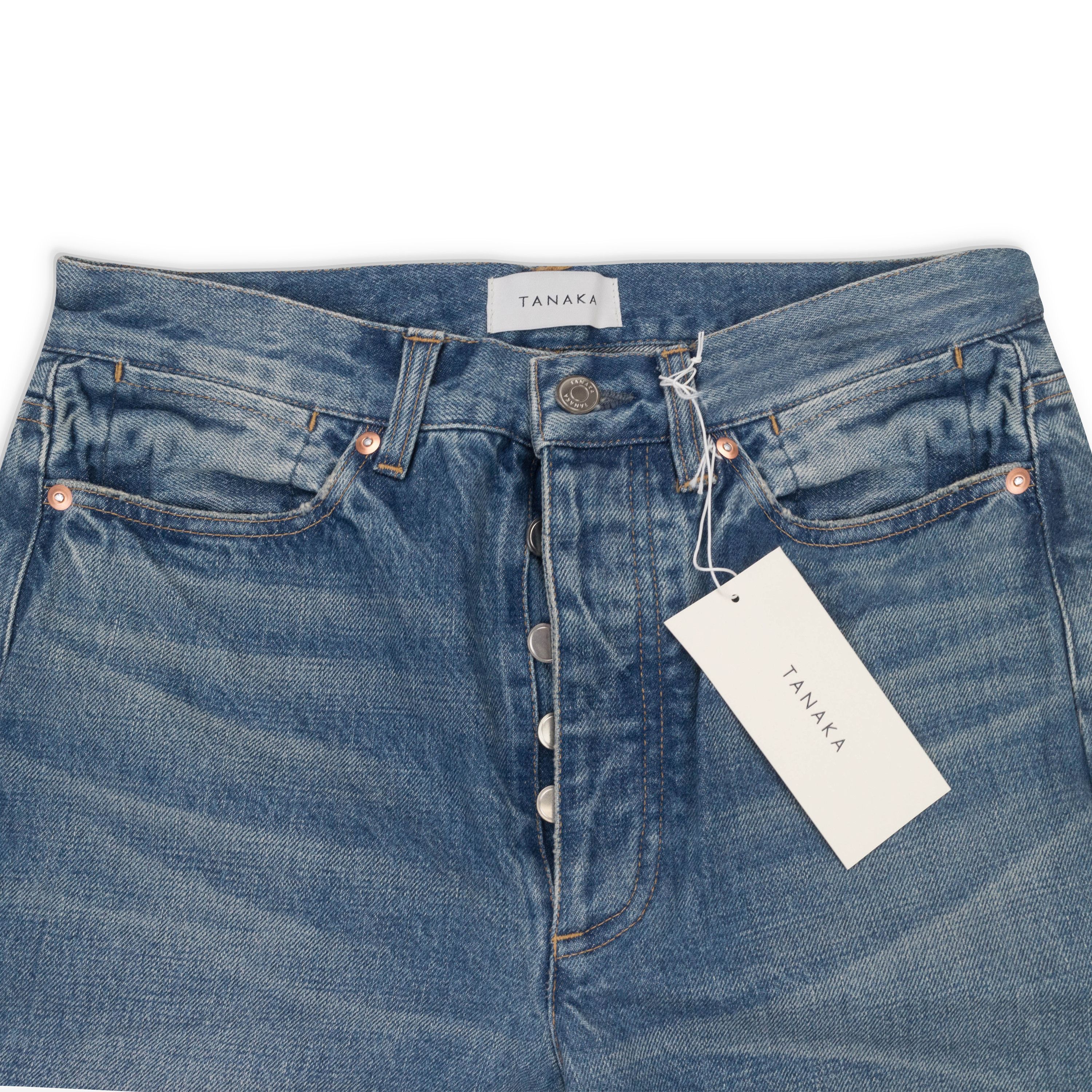 TANAKA HEM TAPE BLUE DAD JEANS SIZE 28 Size 28" / US 6 / IT 42 - 3 Thumbnail