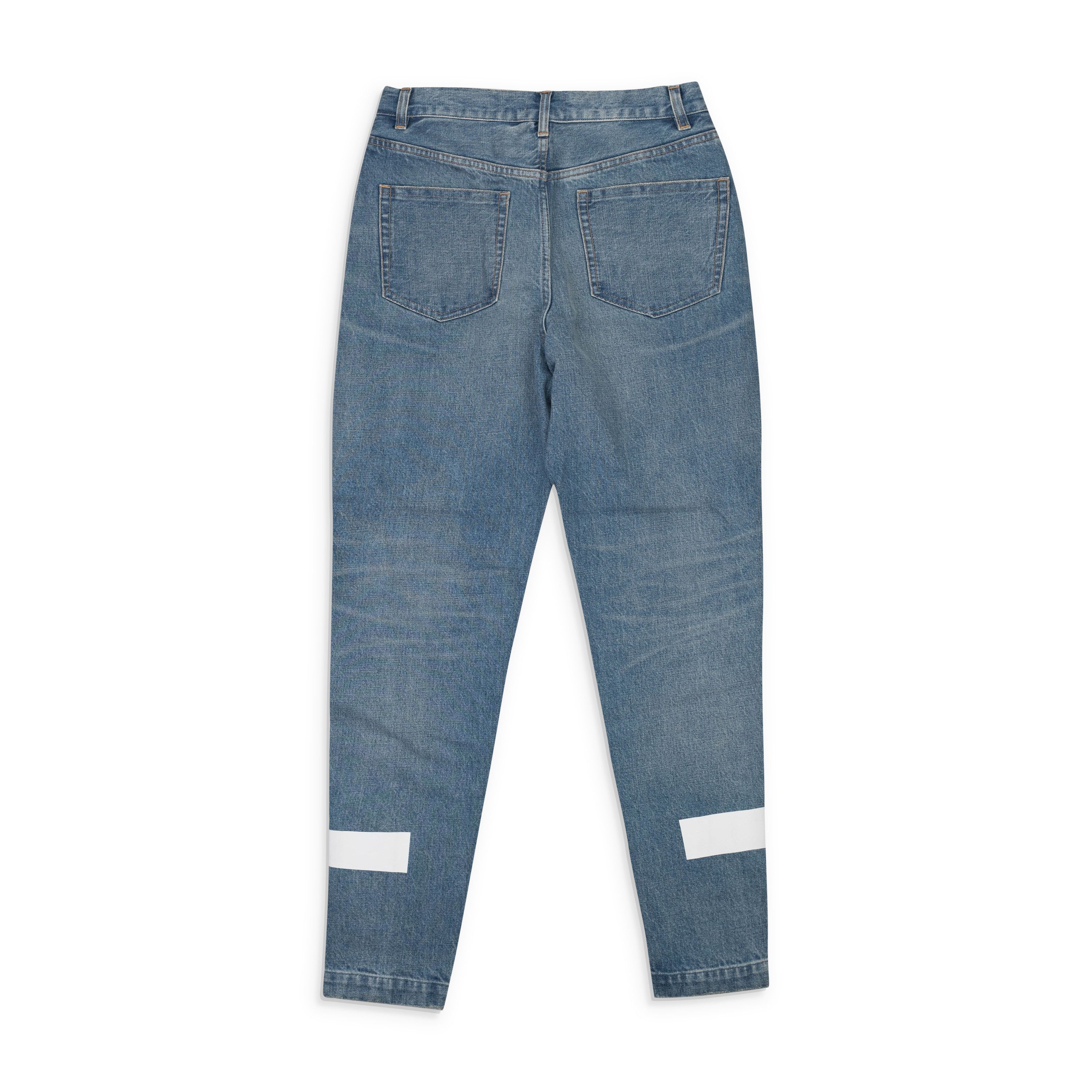 TANAKA HEM TAPE BLUE DAD JEANS SIZE 28 Size 28" / US 6 / IT 42 - 2 Thumbnail