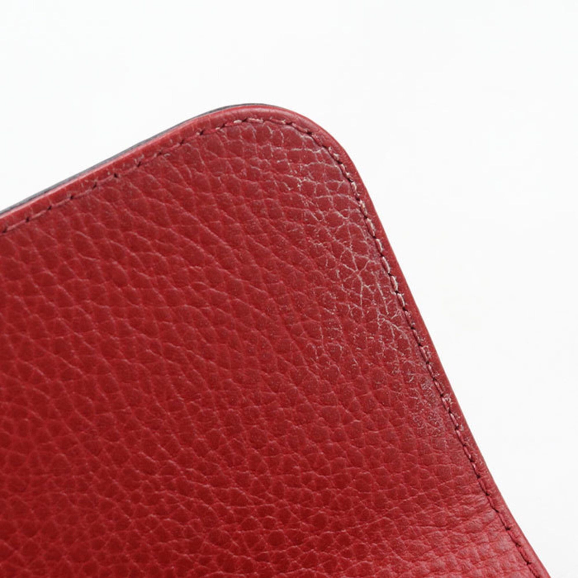 Gucci GUCCI Crossbody Shoulder Bag 510302 Chain Interlocking G Women's Red Size ONE SIZE - 7 Thumbnail