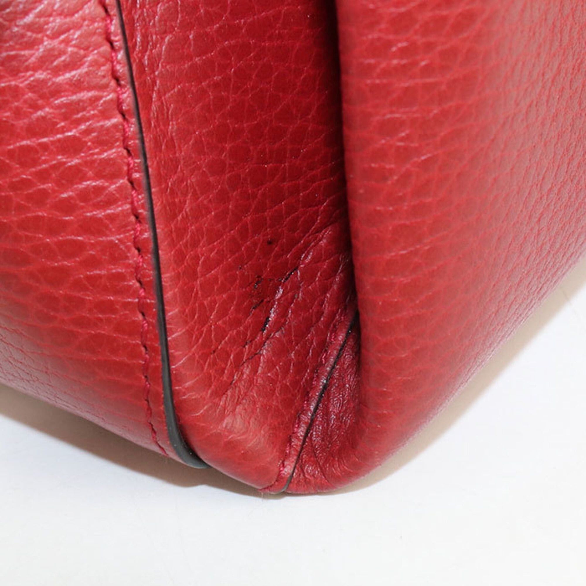 Gucci GUCCI Crossbody Shoulder Bag 510302 Chain Interlocking G Women's Red Size ONE SIZE - 6 Thumbnail