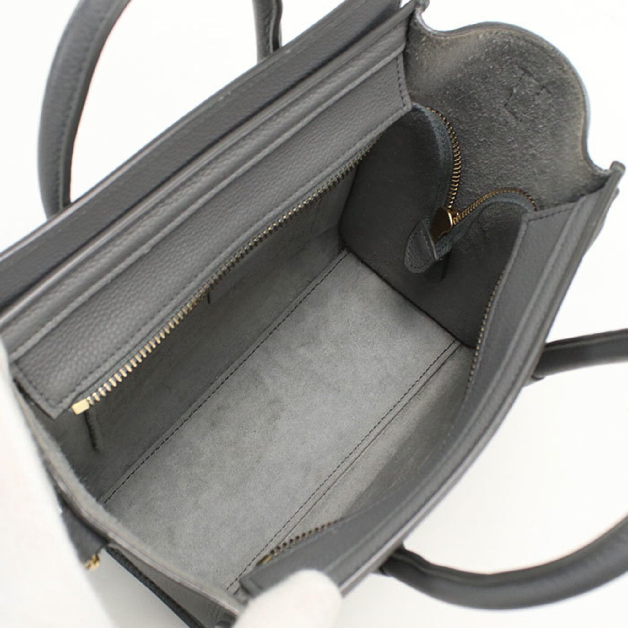 Celine Celine Tote Bag 189243AQL.10KL Luggage Nano Women's Gray Size ONE SIZE - 3 Thumbnail