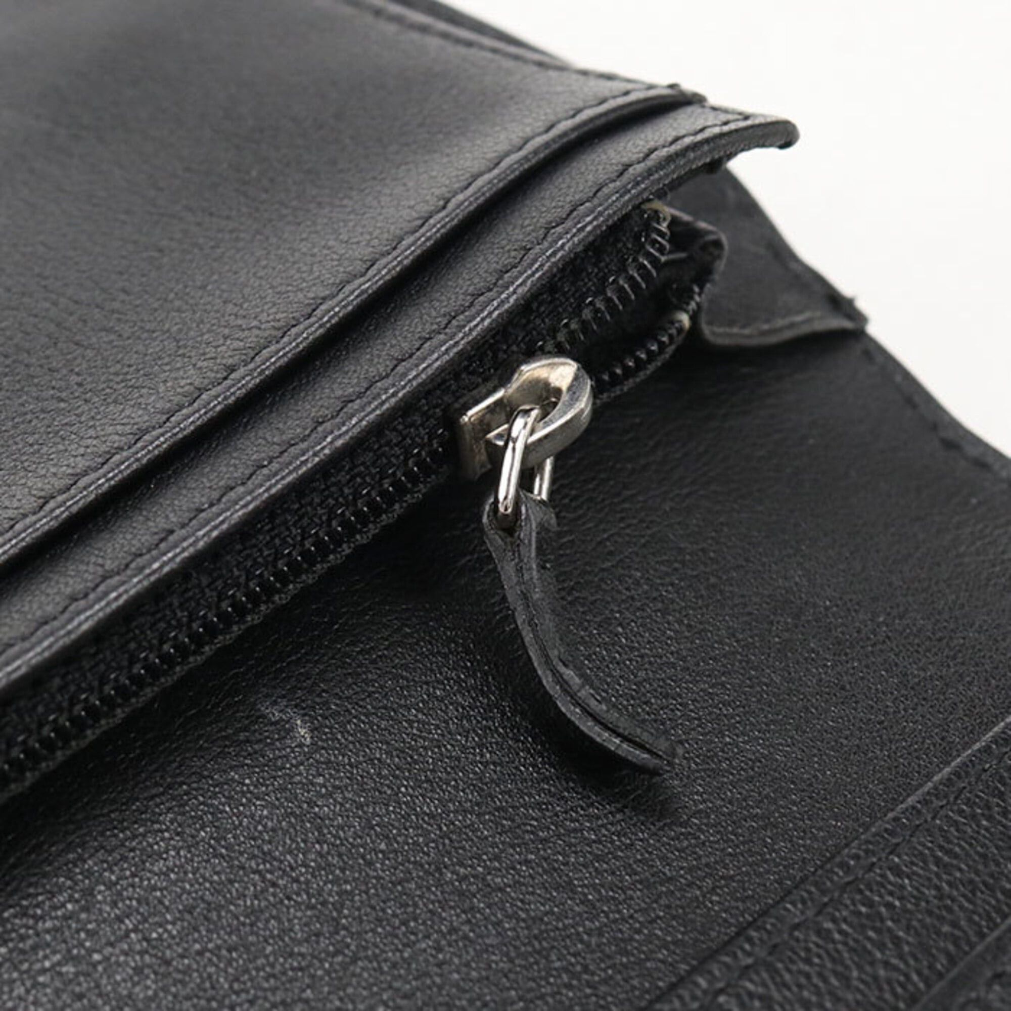 Chanel CHANEL Women's Bi-fold Long Wallet, Black Size ONE SIZE - 7 Thumbnail