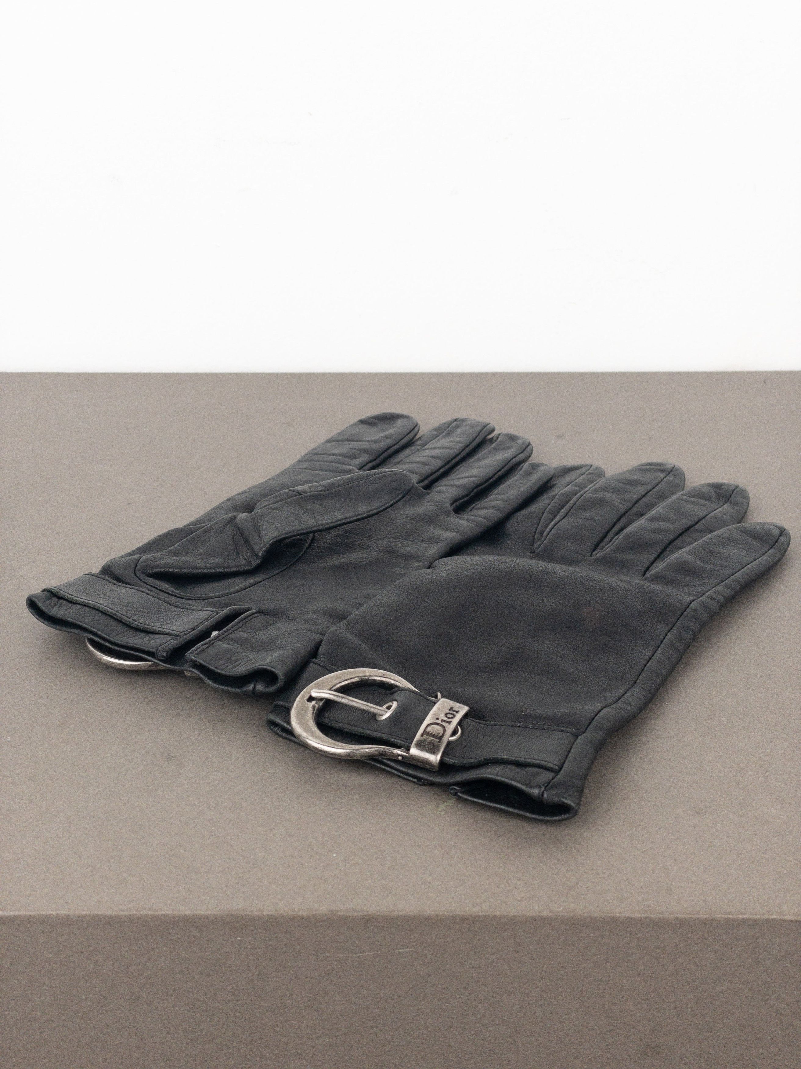 Dior by Galliano SS06 ‘Gaucho’ Leather Gloves Size ONE SIZE - 3 Thumbnail