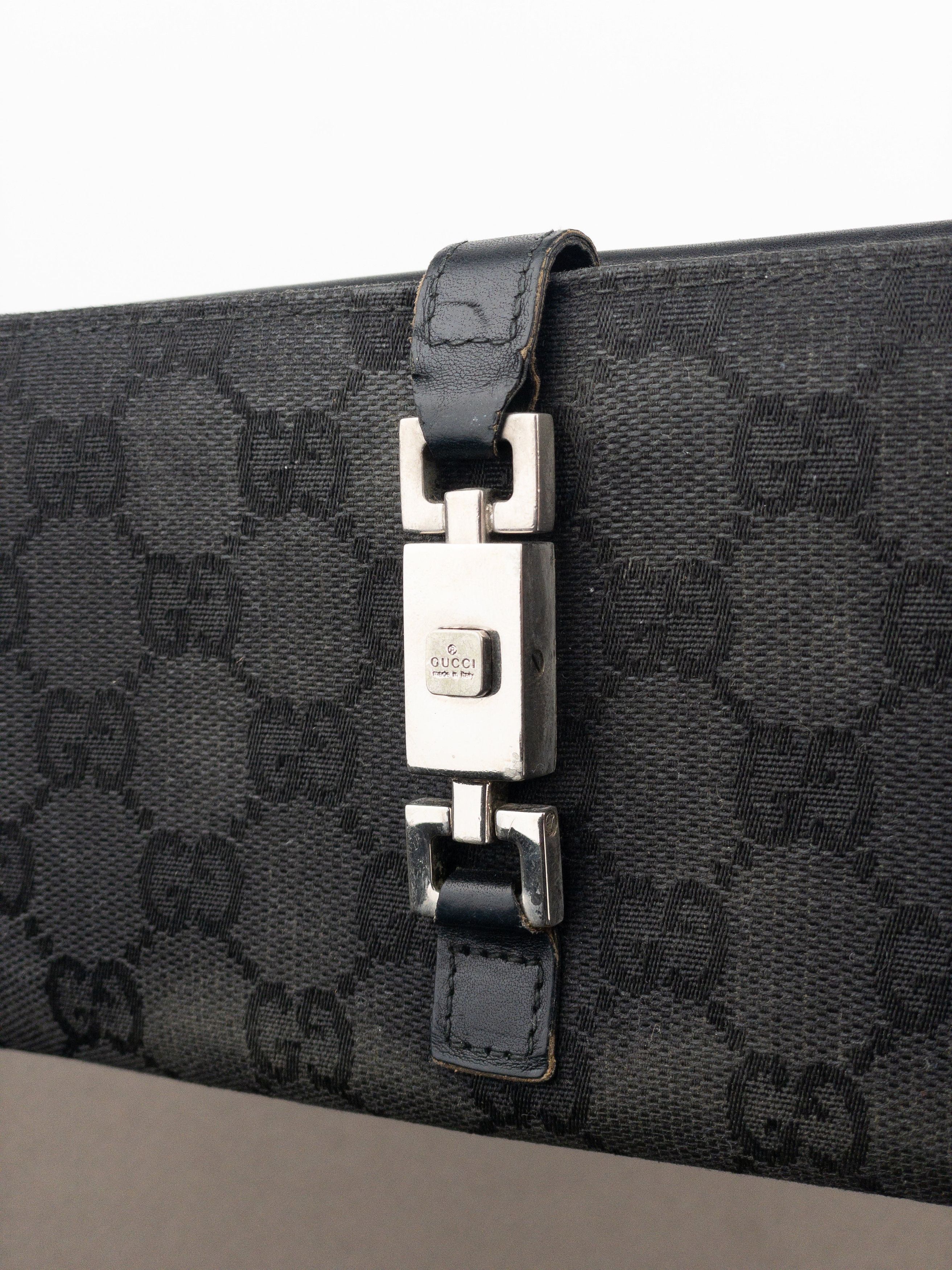 Gucci by Tom Ford 1990s Monogram Jackie Clutch Wallet Size ONE SIZE - 5 Thumbnail