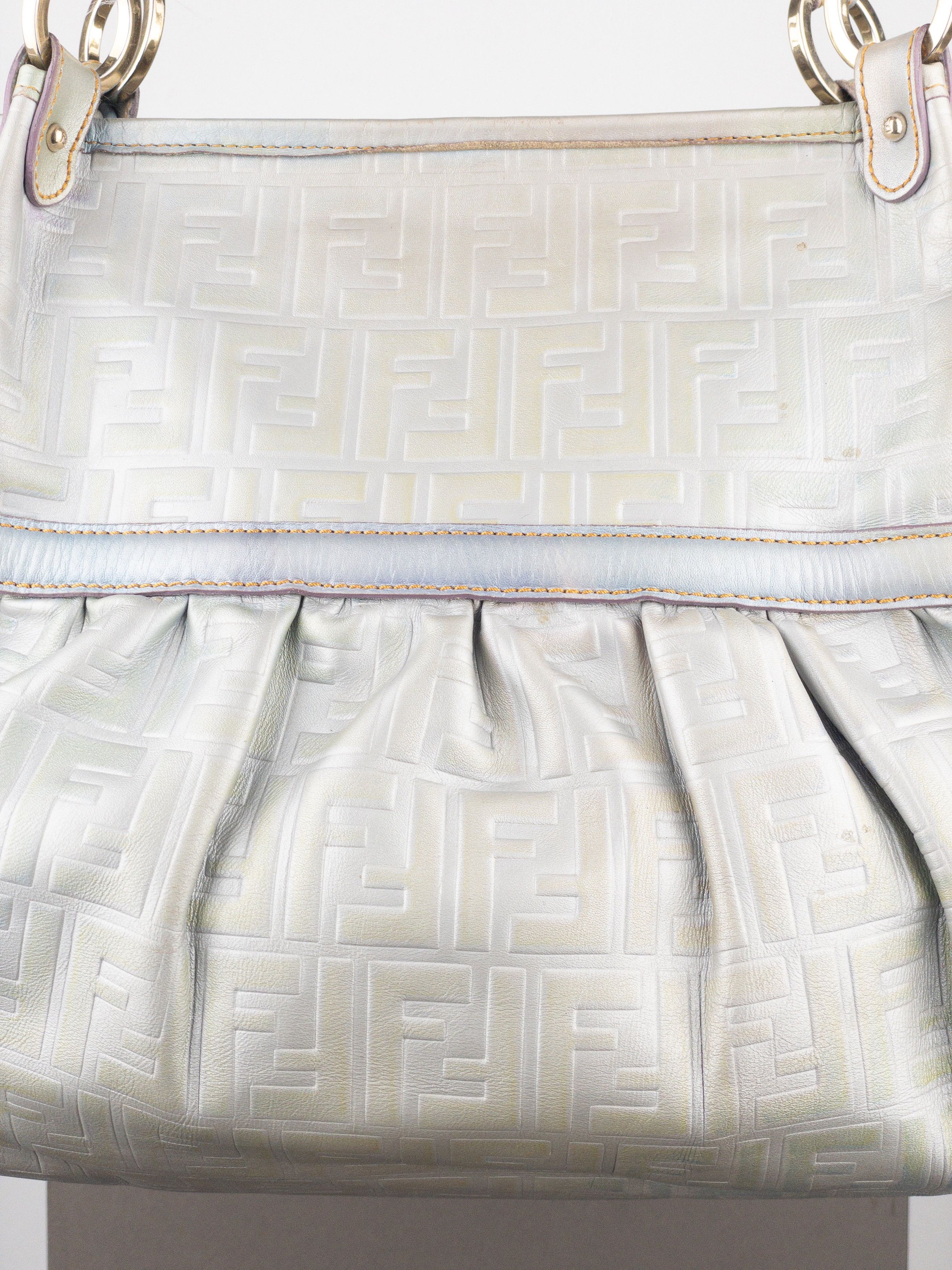Fendi 2000s Iridescent Ombre Zucca Monogram‚Chef‘ Handbag Size ONE SIZE - 10 Thumbnail