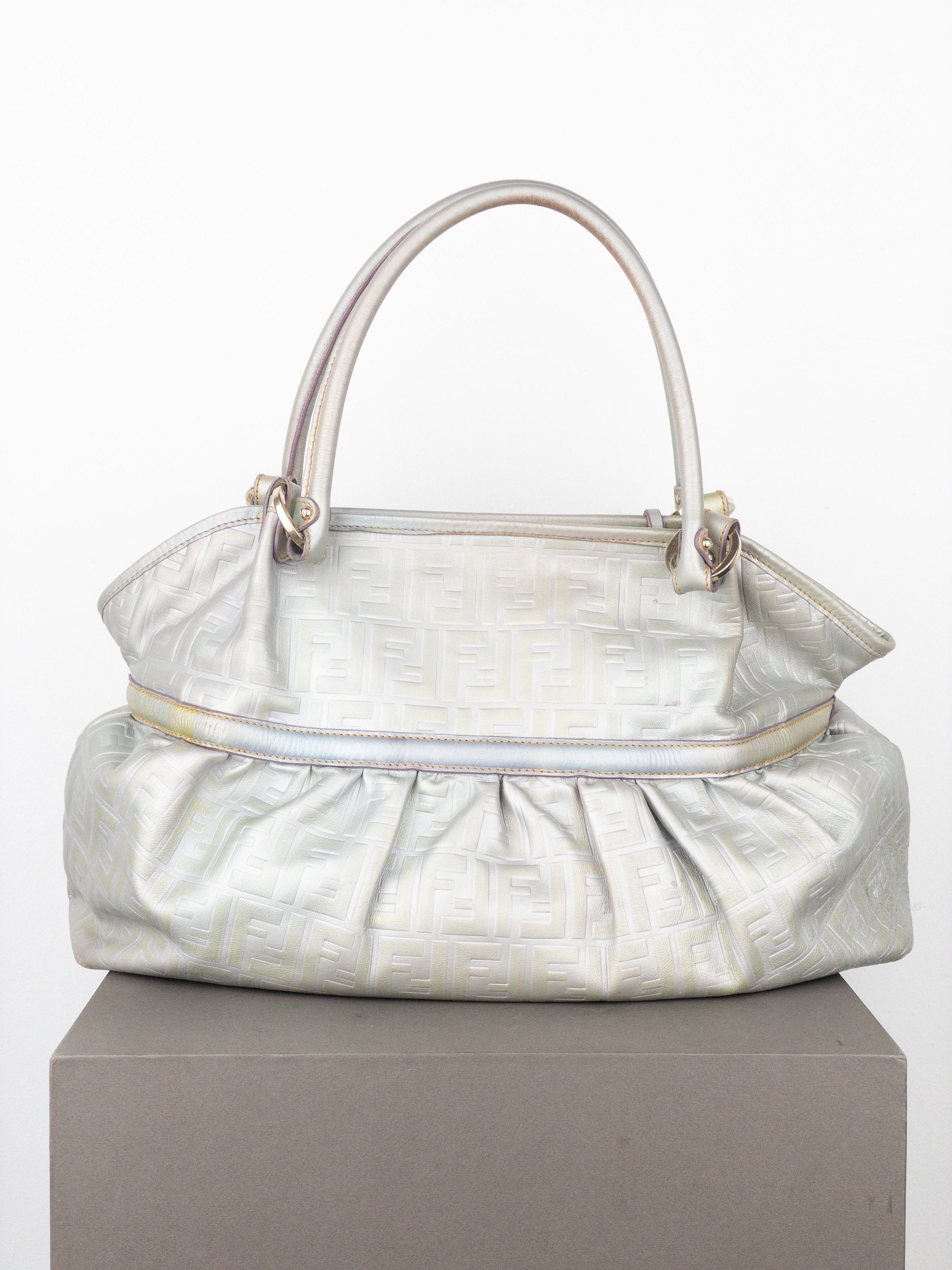 Fendi 2000s Iridescent Ombre Zucca Monogram‚Chef‘ Handbag Size ONE SIZE - 4 Thumbnail