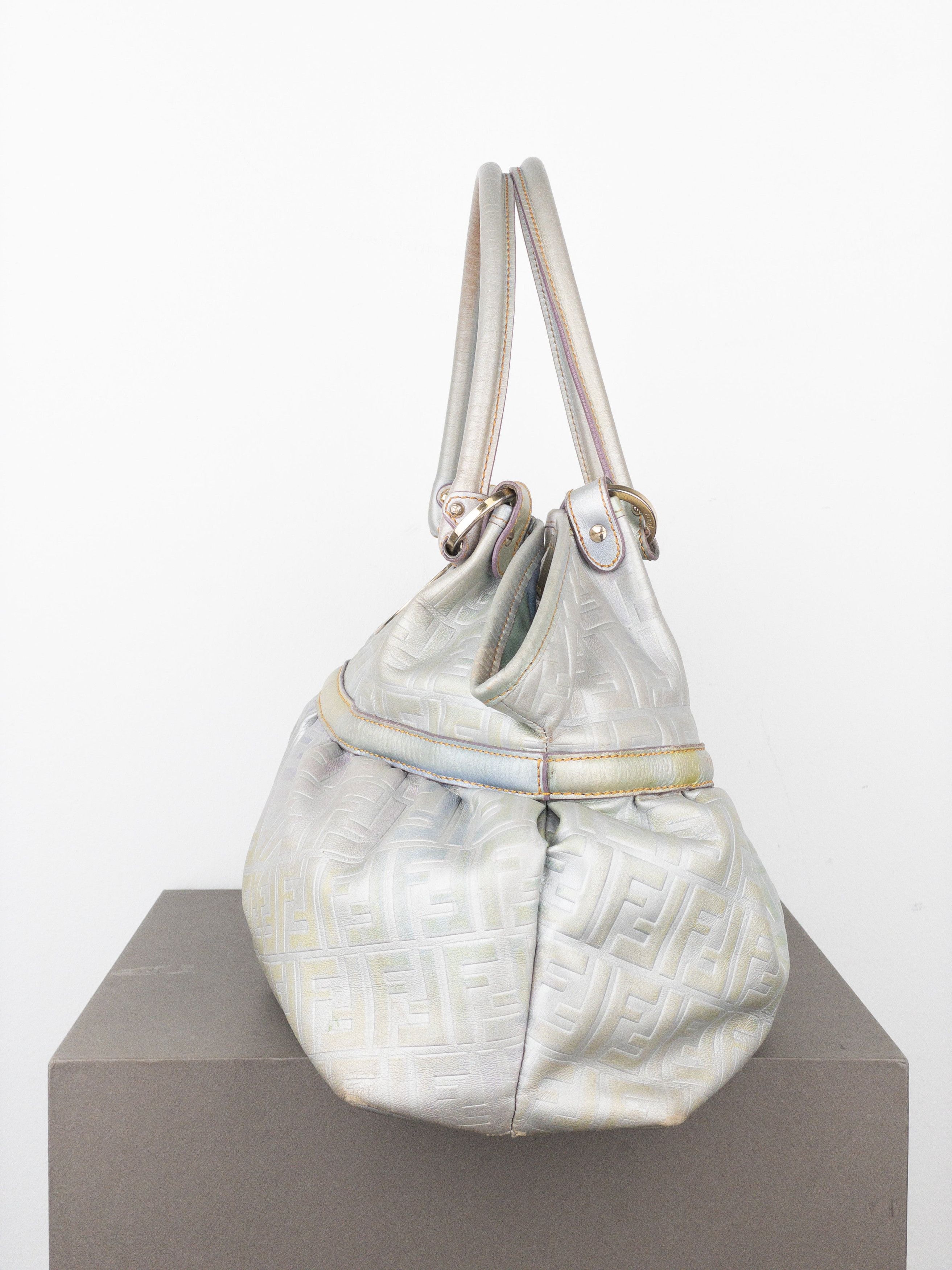 Fendi 2000s Iridescent Ombre Zucca Monogram‚Chef‘ Handbag Size ONE SIZE - 3 Thumbnail