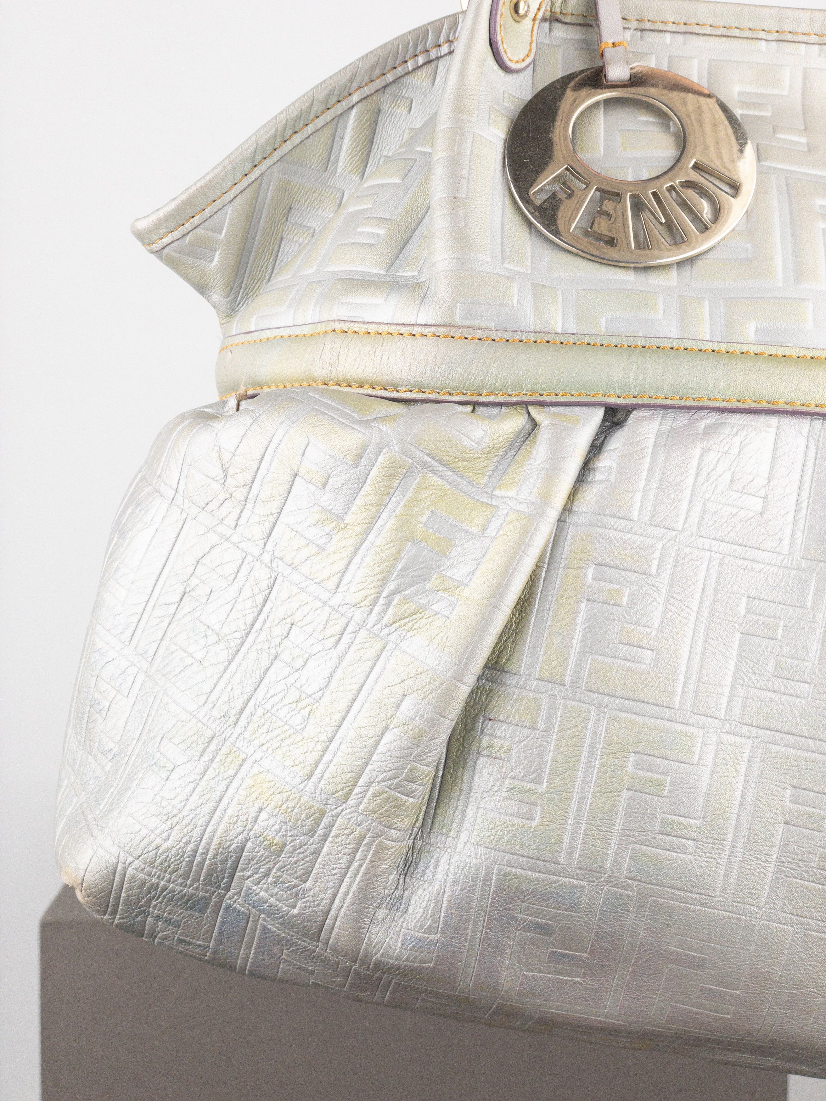 Fendi 2000s Iridescent Ombre Zucca Monogram‚Chef‘ Handbag Size ONE SIZE - 7 Thumbnail