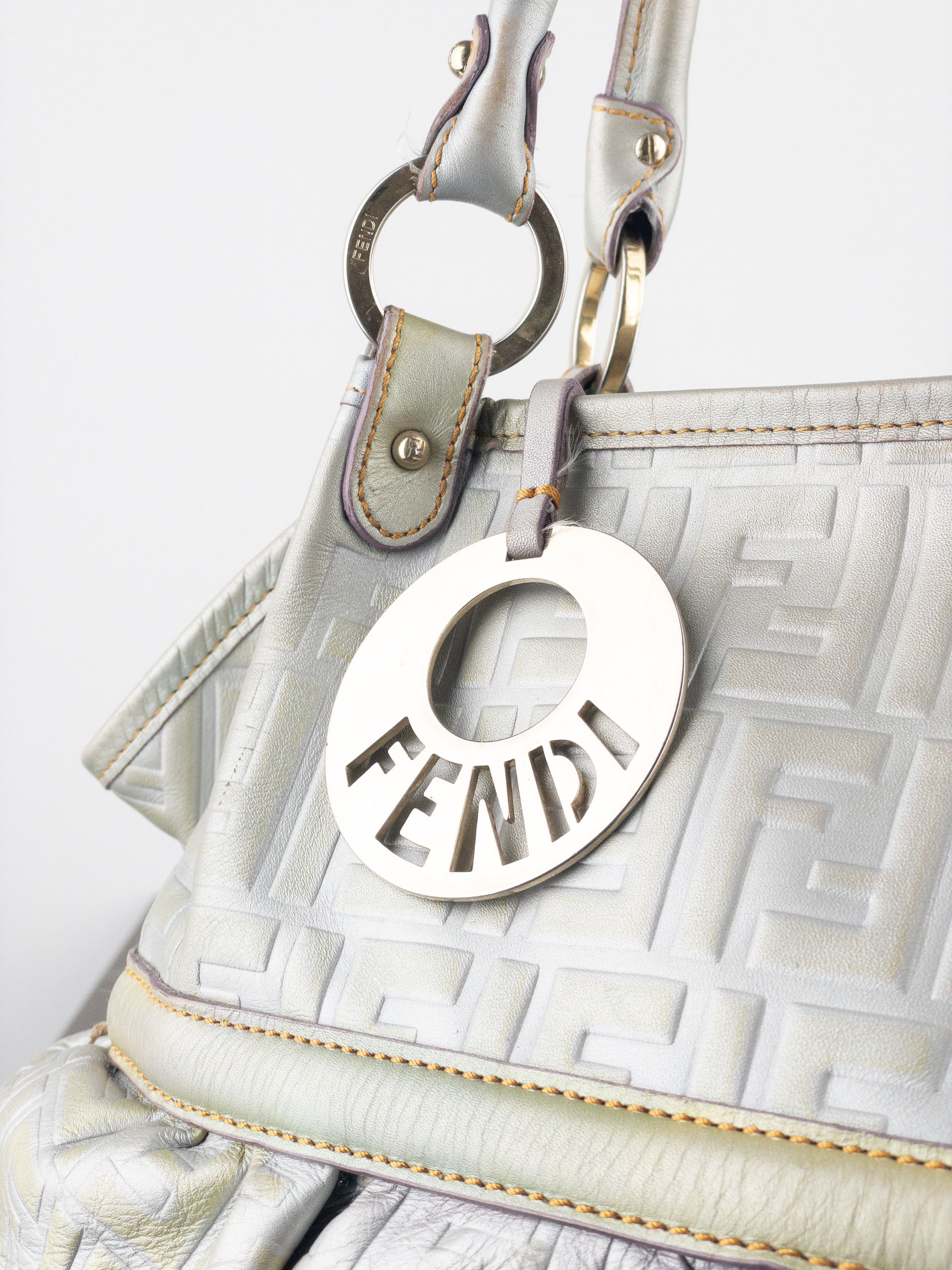 Fendi 2000s Iridescent Ombre Zucca Monogram‚Chef‘ Handbag Size ONE SIZE - 9 Thumbnail