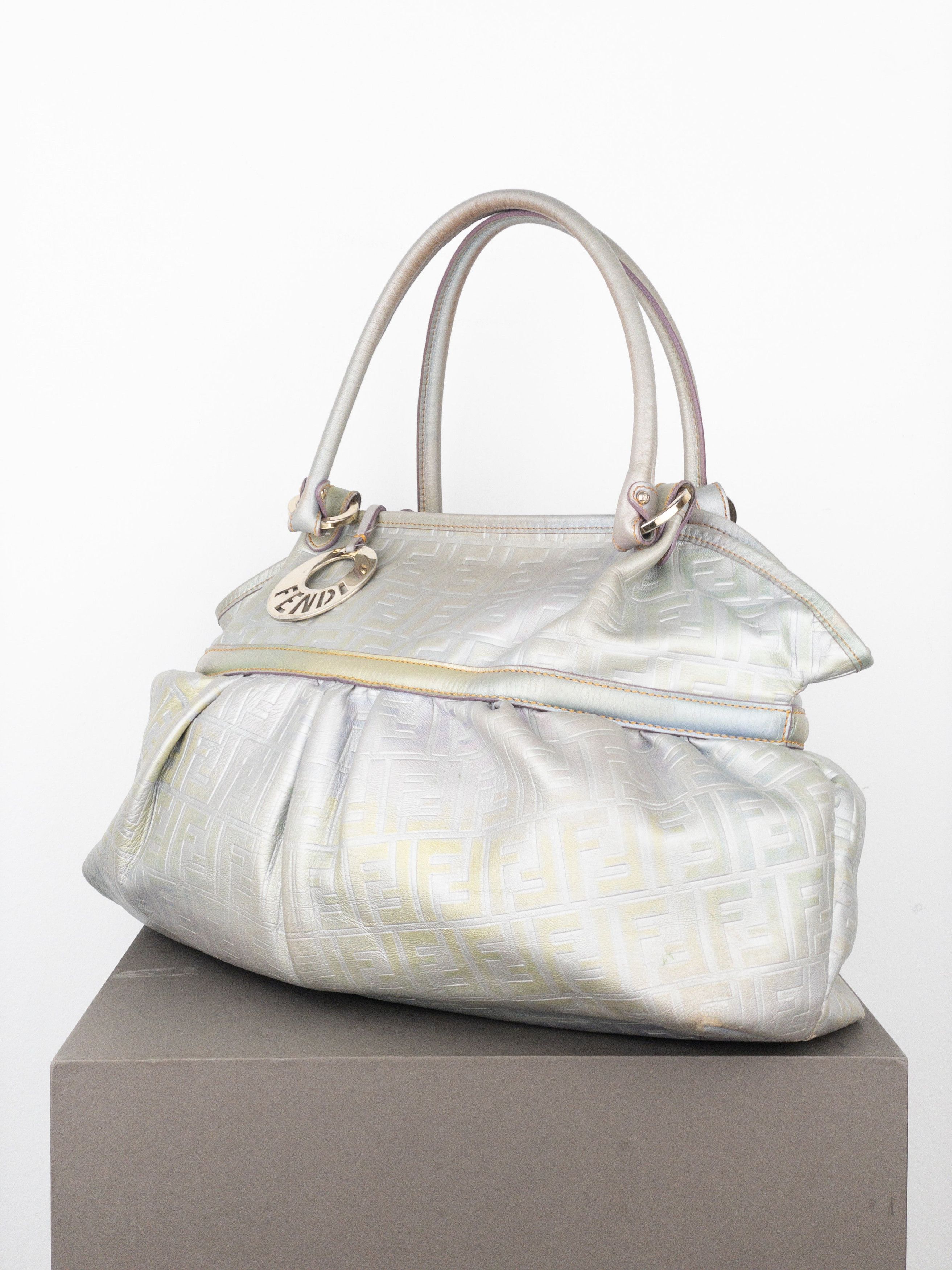 Fendi 2000s Iridescent Ombre Zucca Monogram‚Chef‘ Handbag Size ONE SIZE - 2 Thumbnail