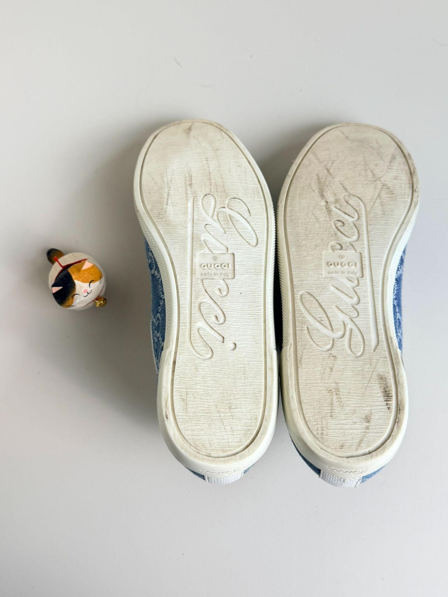 Gucci Gucci Denim Lowtop Sneakers us_6 Women Size US 6 / IT 36 - 6 Thumbnail
