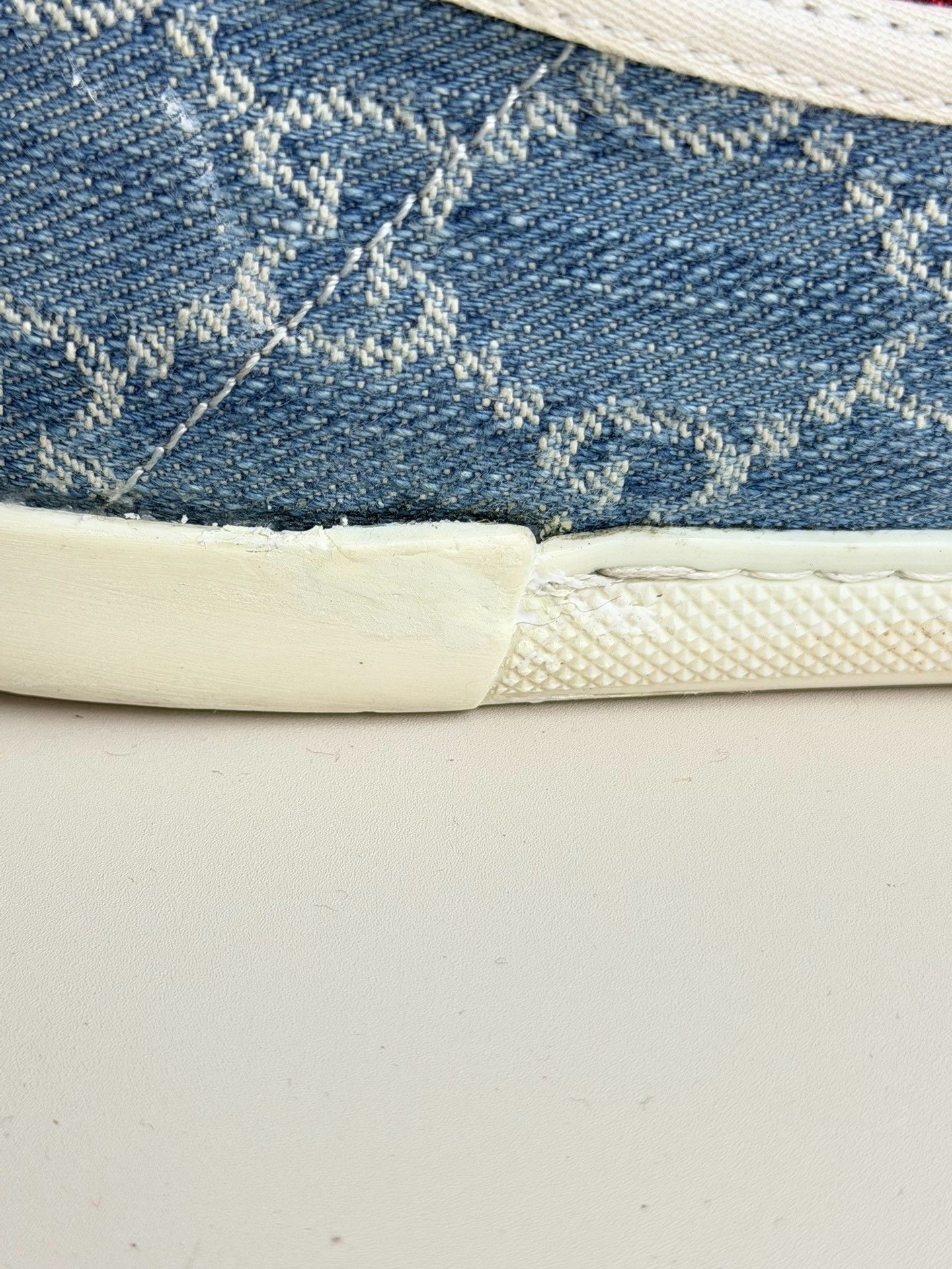 Gucci Gucci Denim Lowtop Sneakers us_6 Women Size US 6 / IT 36 - 7 Thumbnail